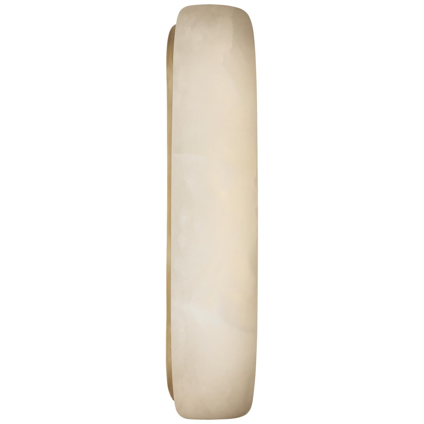 Shown in Alabaster and Antique-Burnished Brass finish