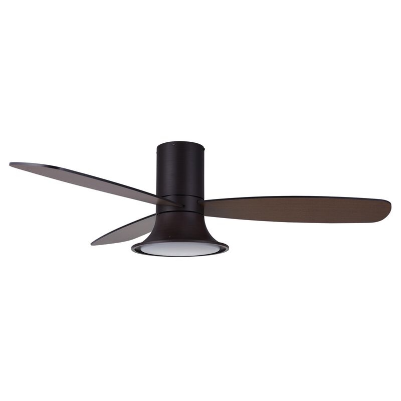 Flusso 52 Inch Ceiling Fan with Light Kit by Beacon Lighting