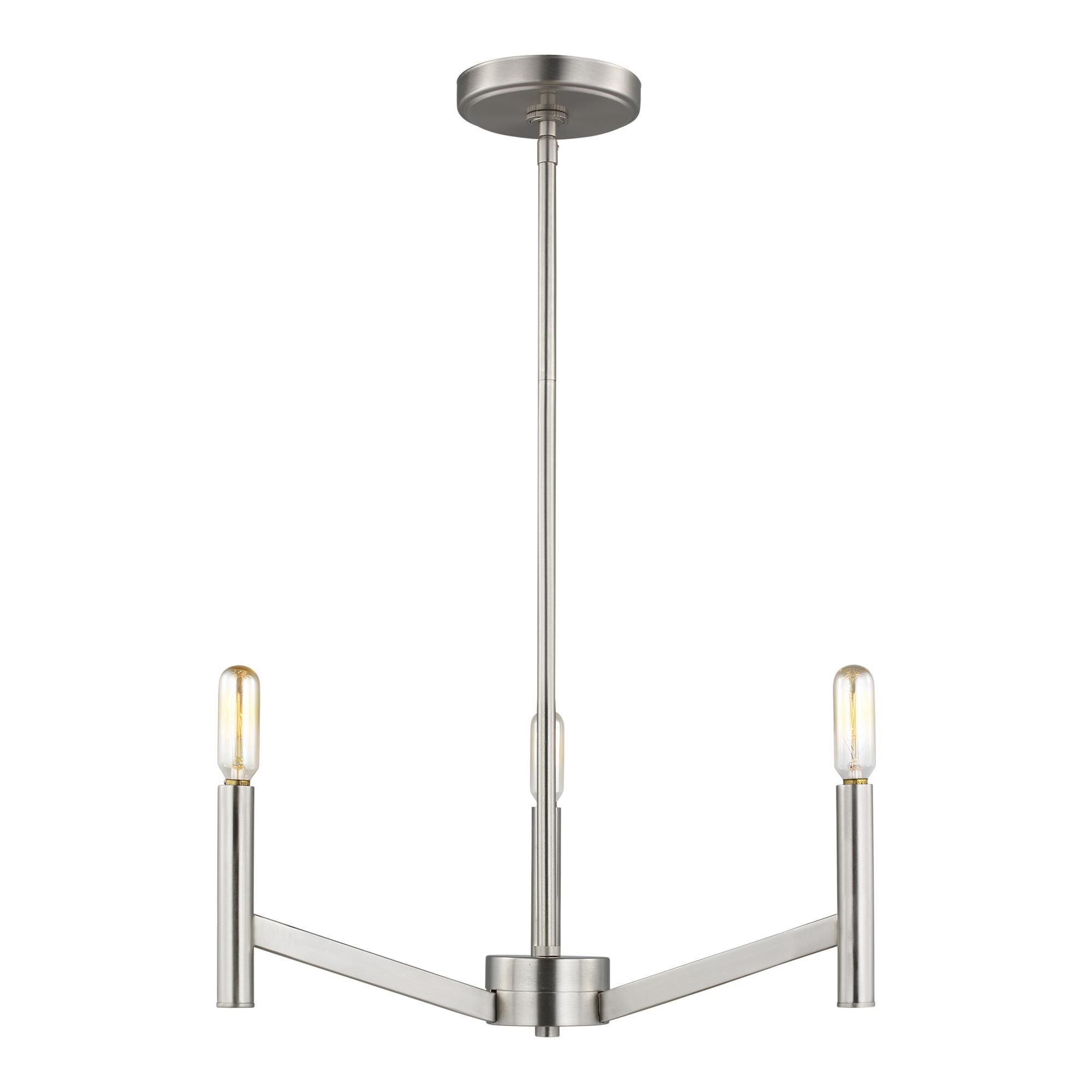 Sean Lavin Vector 18 Inch 3 Light Mini Chandelier by Visual Comfort Studio Collection