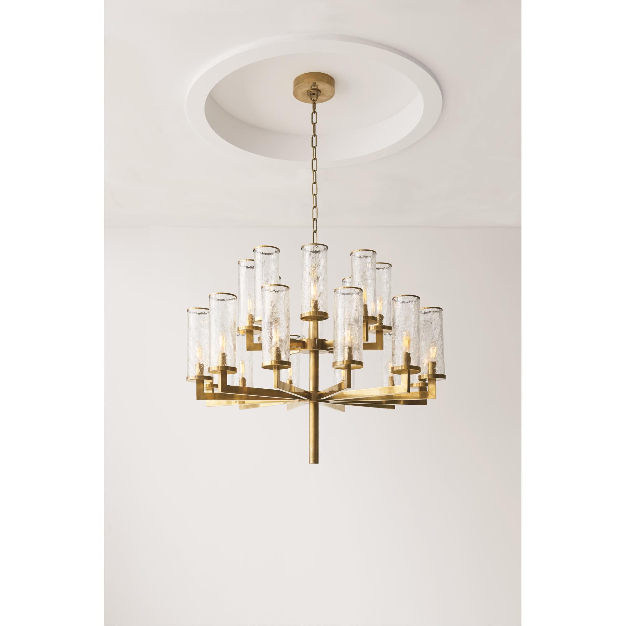 Kelly Wearstler Liaison 34 Inch 20 Light Chandelier by Visual Comfort Signature Collection