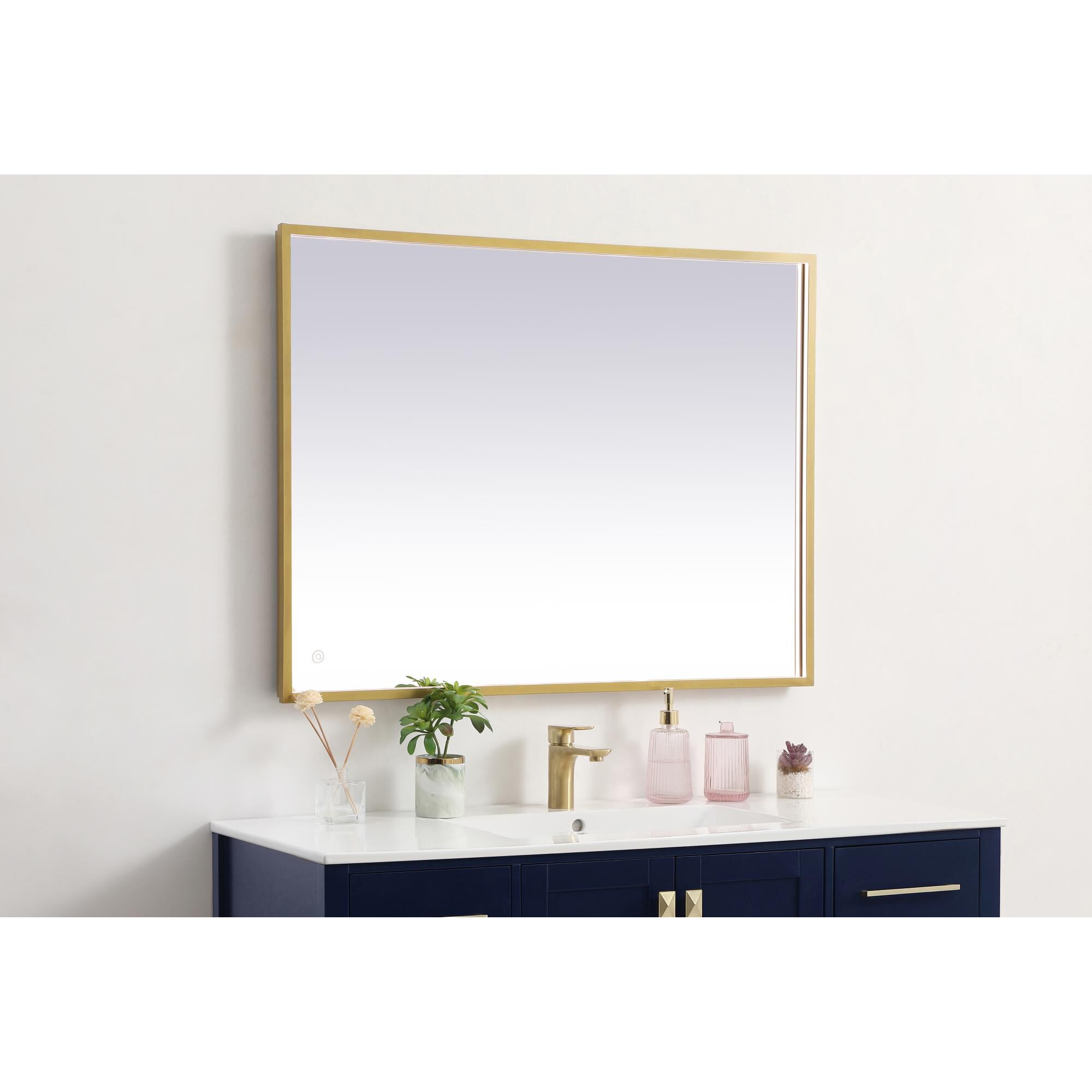 Pier LED Lighted Mirror by Elegant Decor