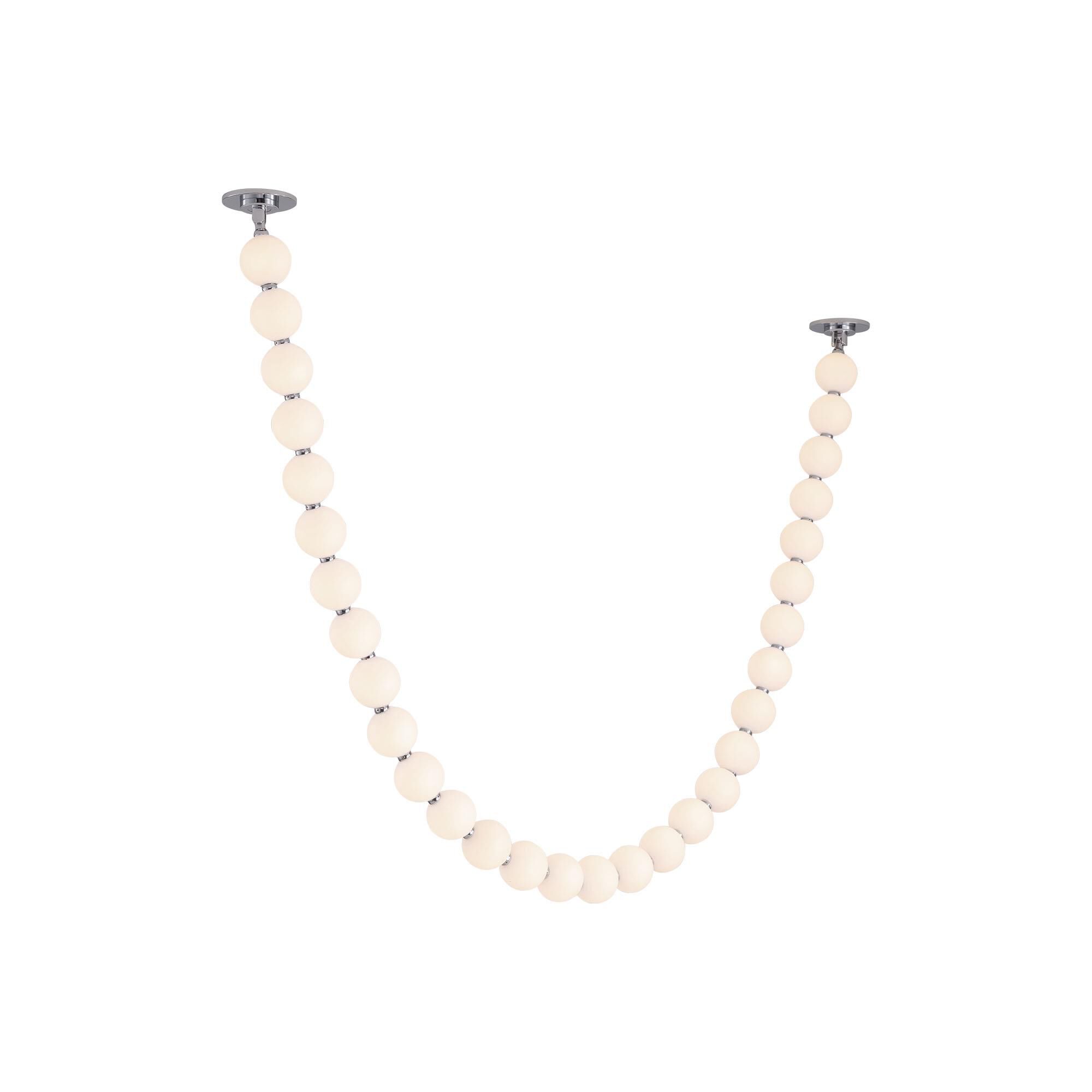 Shown in Chrome finish and Frosted Polycarbonate Diffuser glass