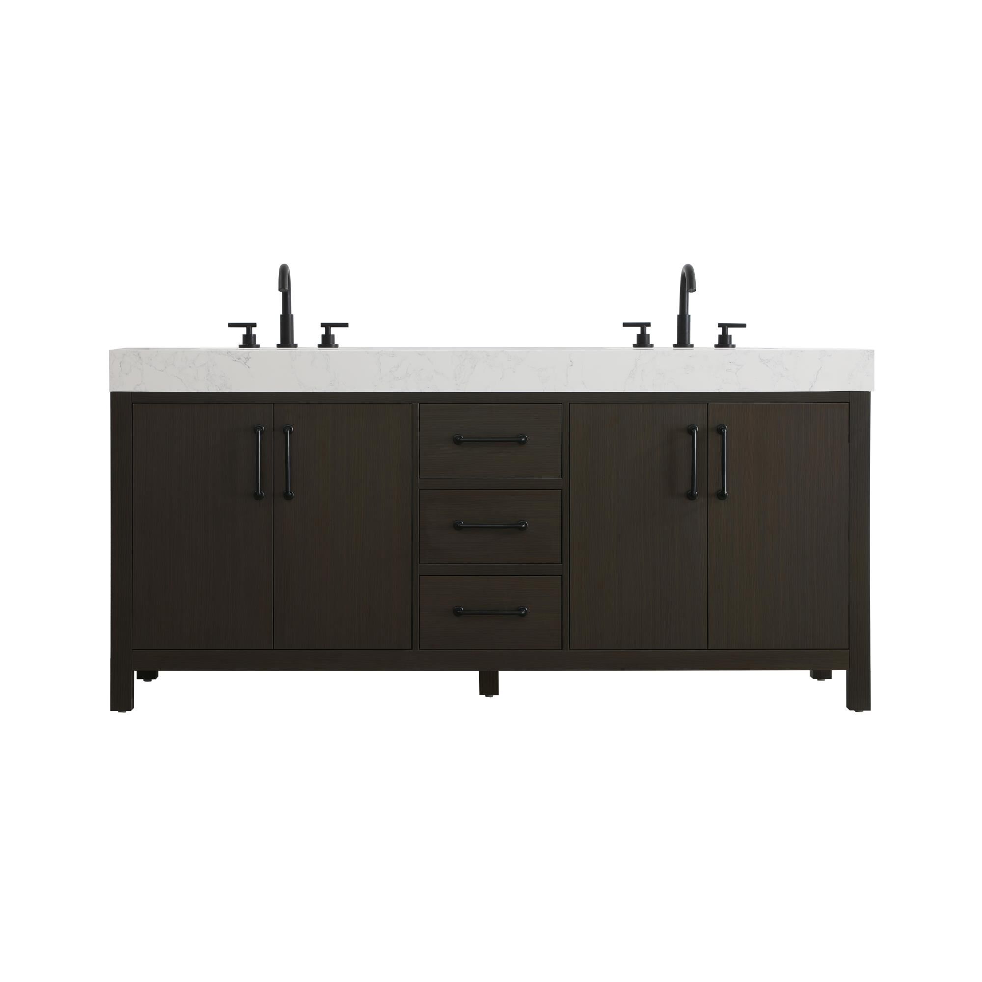 Nathan 72 Inch Bath Vanity by Elegant Dcor