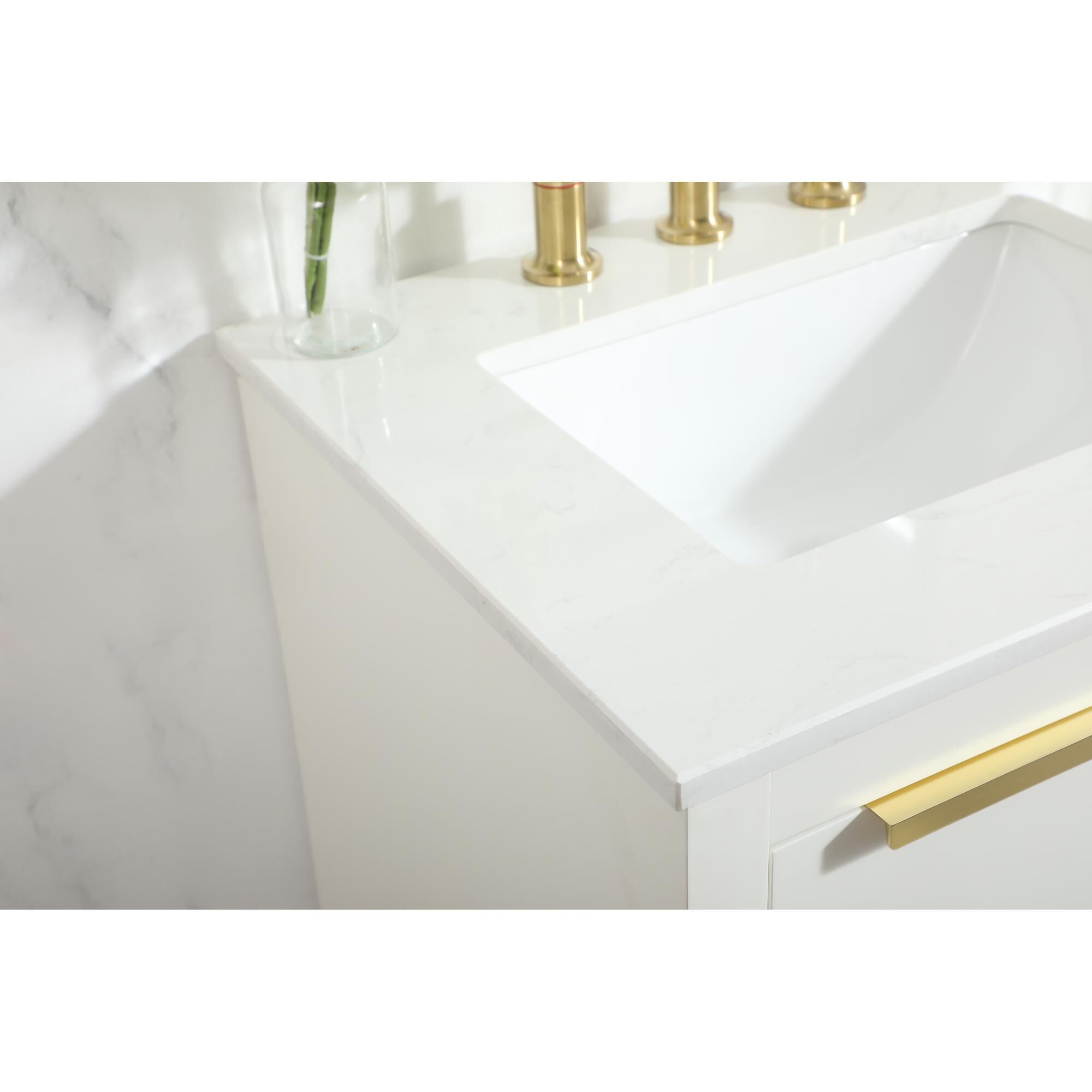 Shown in White finish