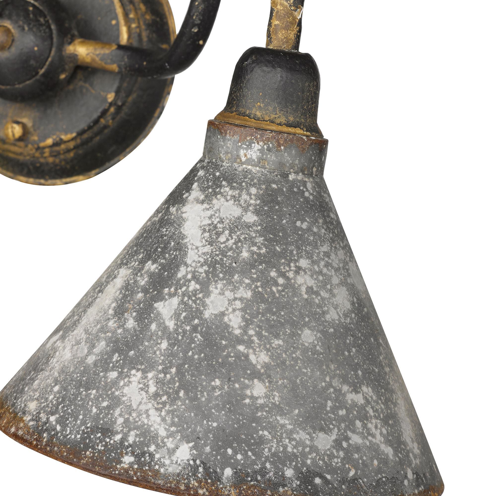 Shown in Antique Black Iron finish