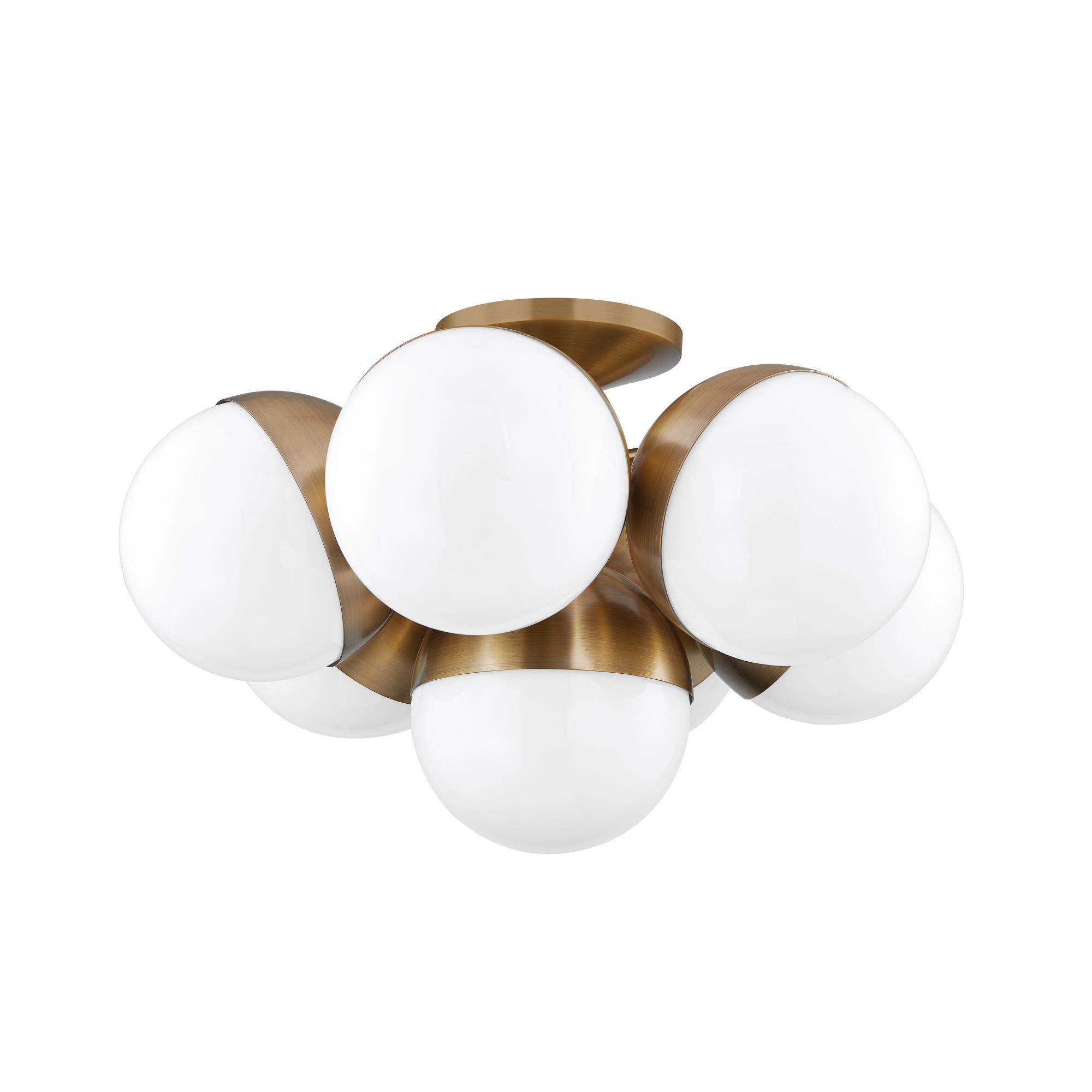 Cupertino 23.5 Inch Semi Flush Mount by Troy Lighting