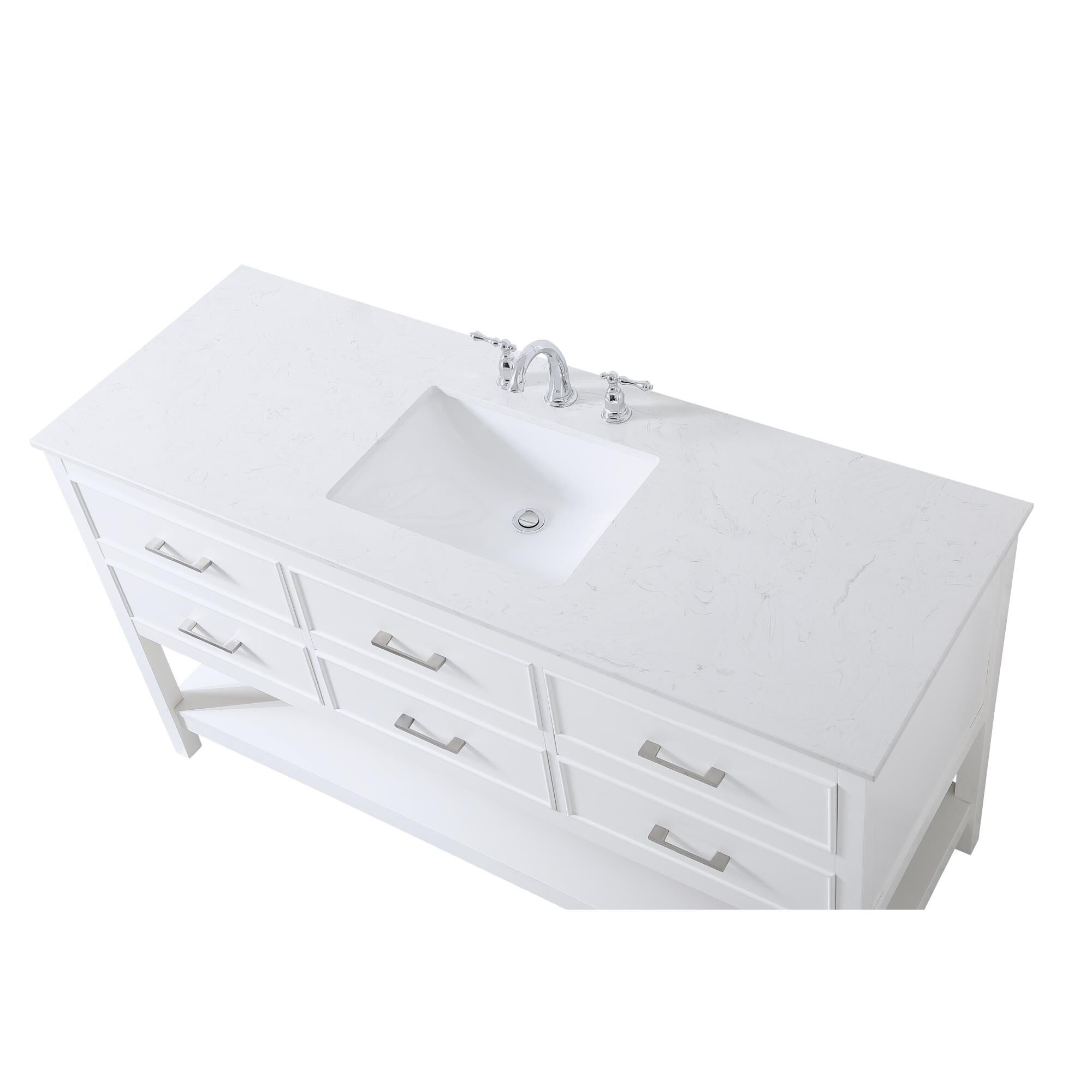 Sinclaire 60 Inch Bath Vanity by Elegant Decor