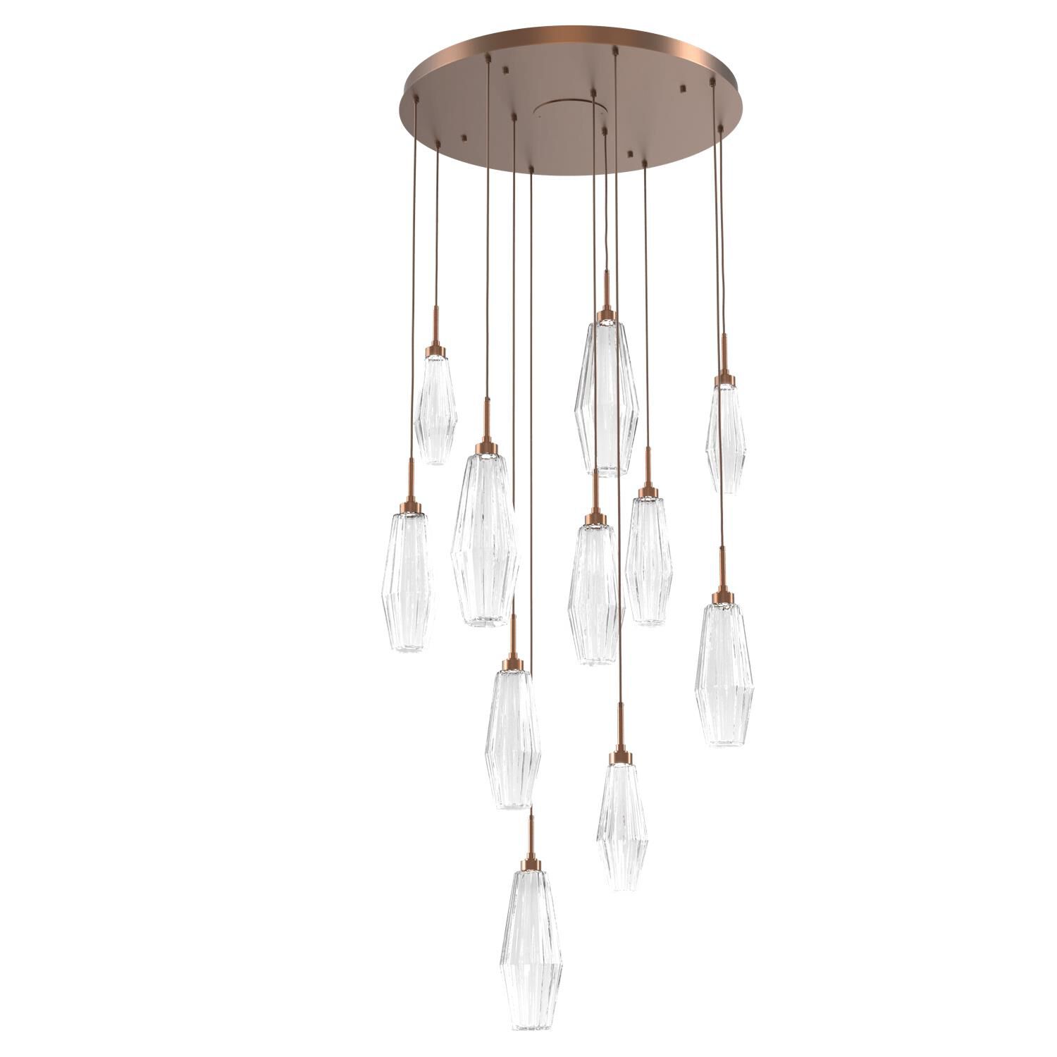 Aalto 33 Inch 11 Light LED Multi Light Pendant by Hammerton Studio