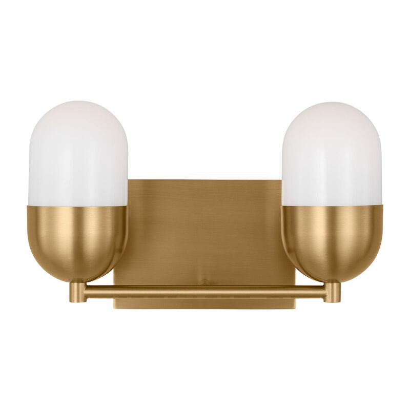Drew & Jonathan Foster 13 Inch 2 Light Bath Vanity Light by Visual Comfort Studio