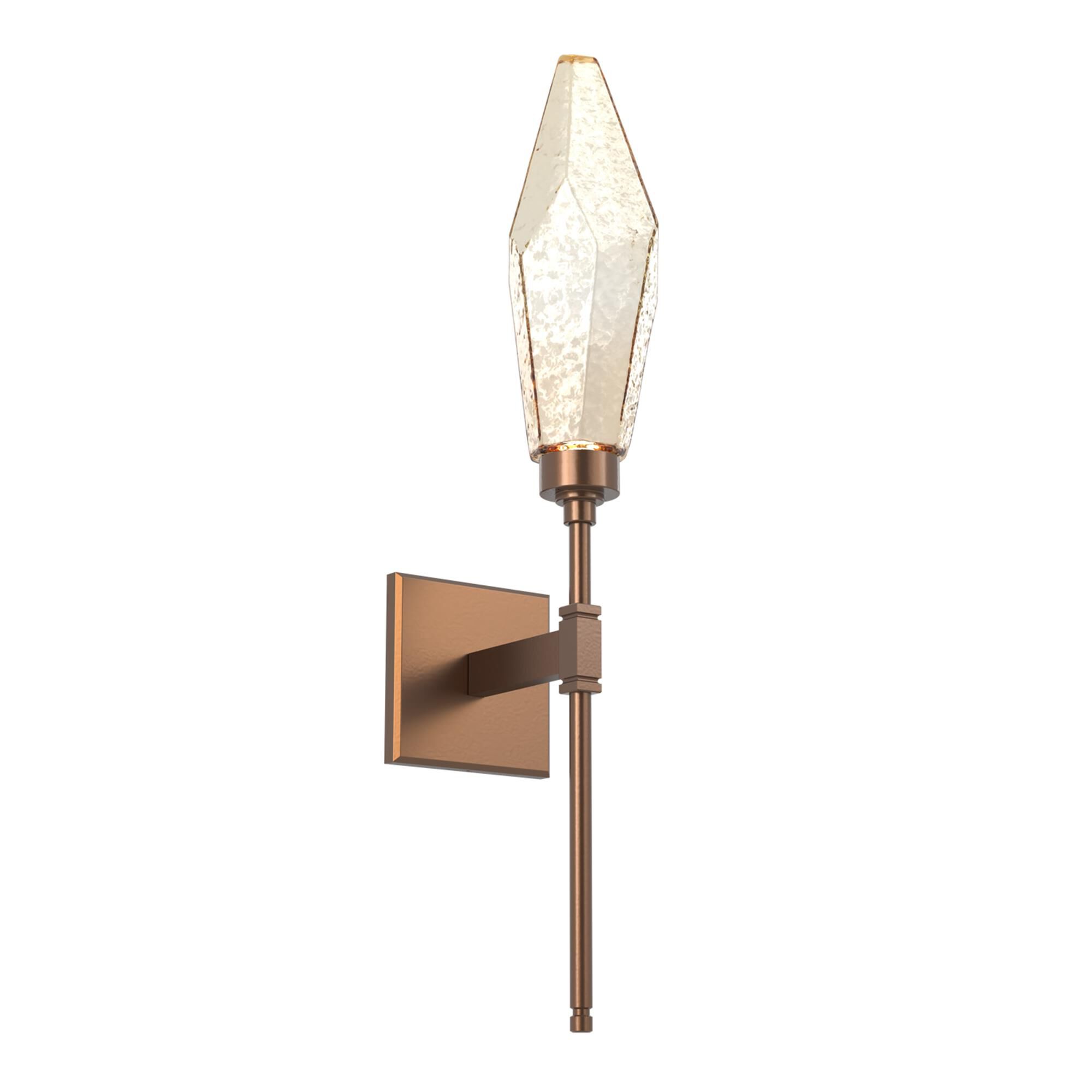 Rock Crystal Wall Sconce by Hammerton Studio