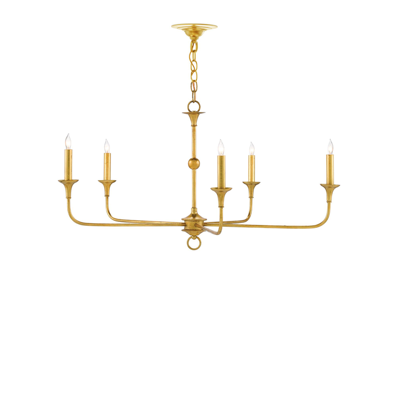 Nottaway Medium Chandelier by Currey & Company