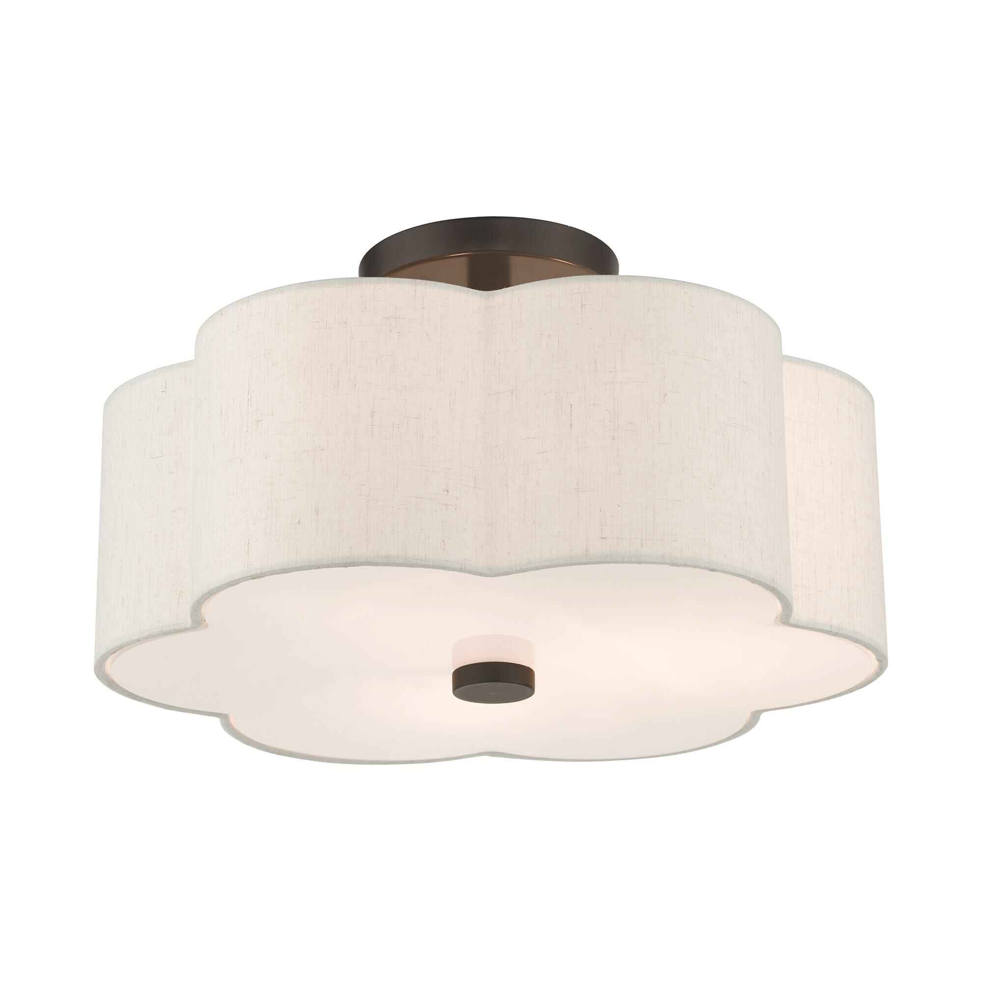 Solstice 3 Light Semi Flush Mount by Livex Lighting