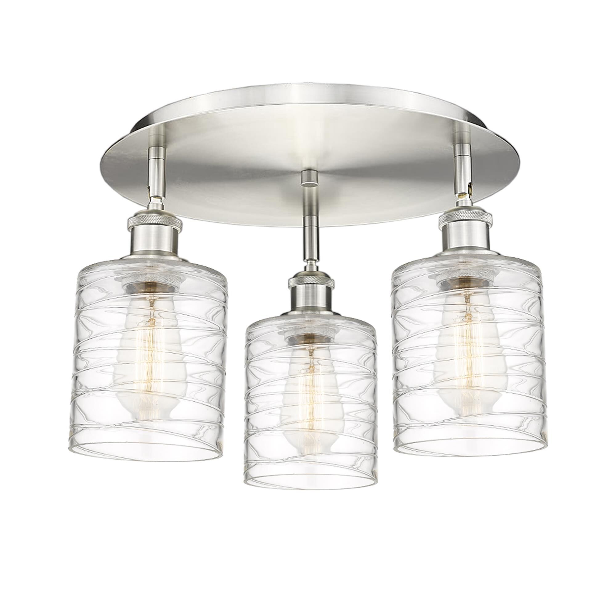 Bruno Marashlian Cobbleskill 17 Inch 3 Light Flush Mount by Innovations Lighting