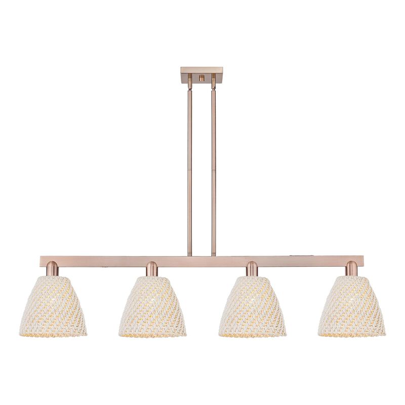 Bruno Marashlian Bristol Natural 52 Inch Linear Suspension Light by Innovations Lighting
