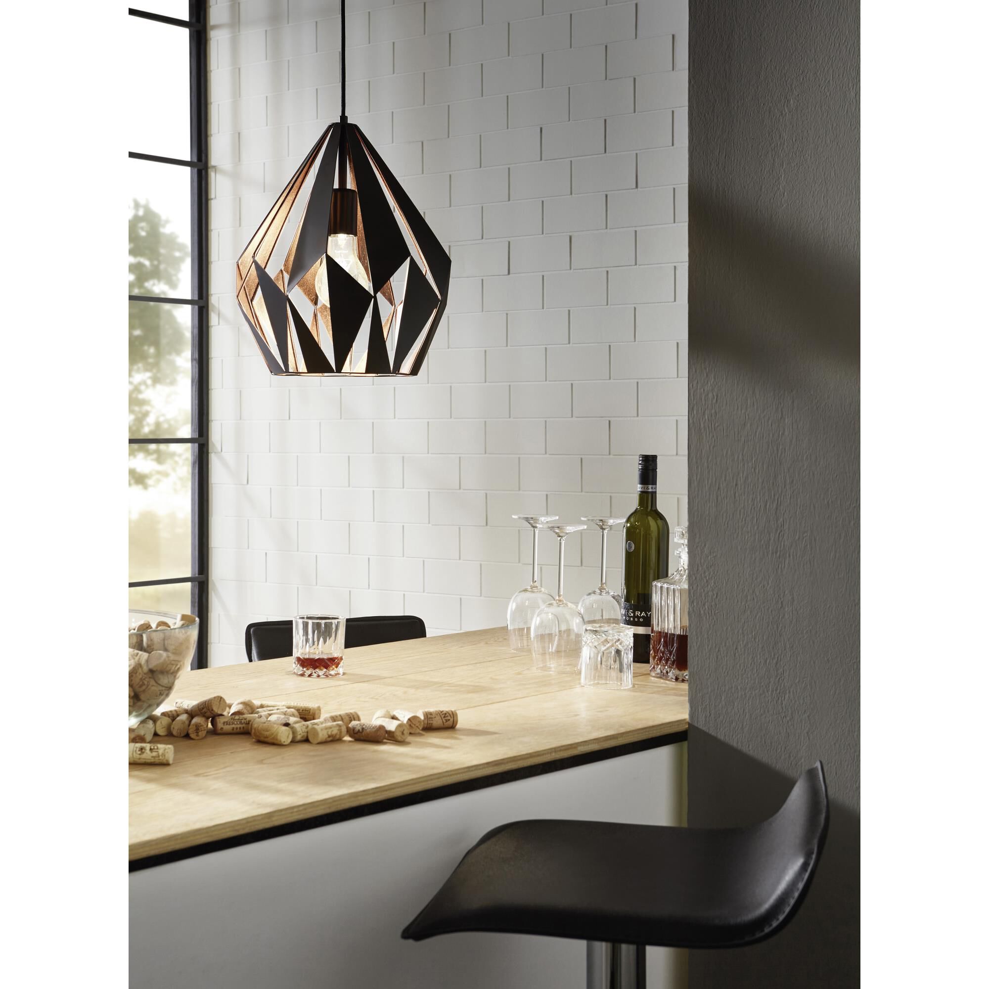 Eglo Lighting Eglo Carlton 1 12 Inch Large Pendant