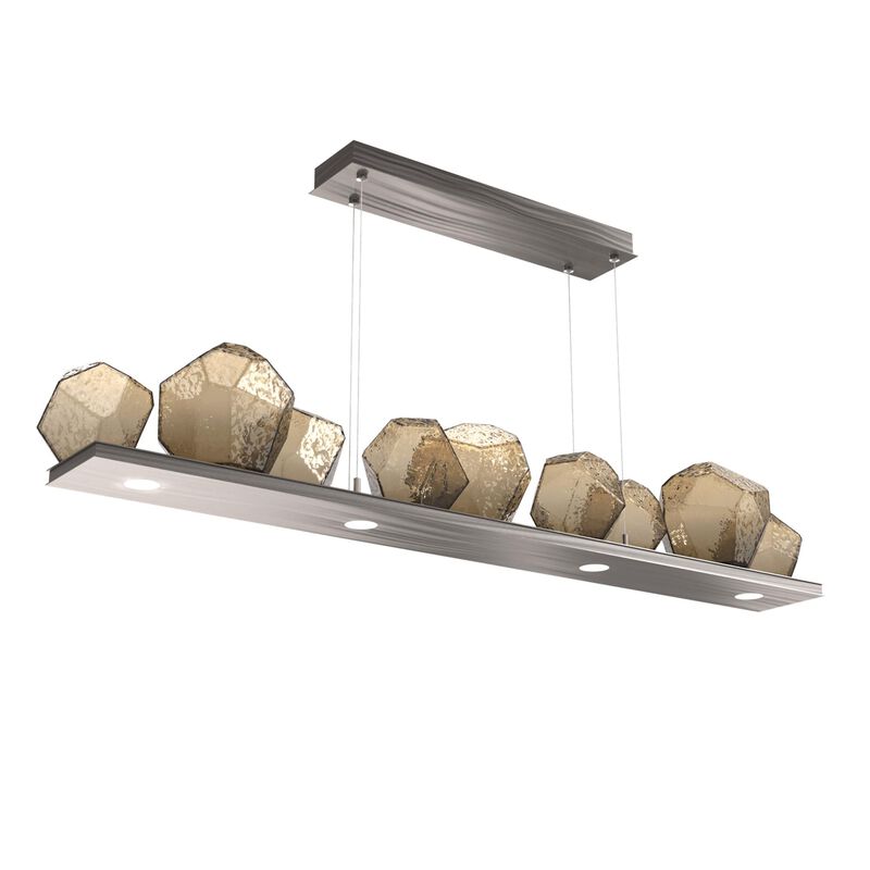 Gem 59 Inch 13 Light LED Linear Suspension Light by Hammerton Studio