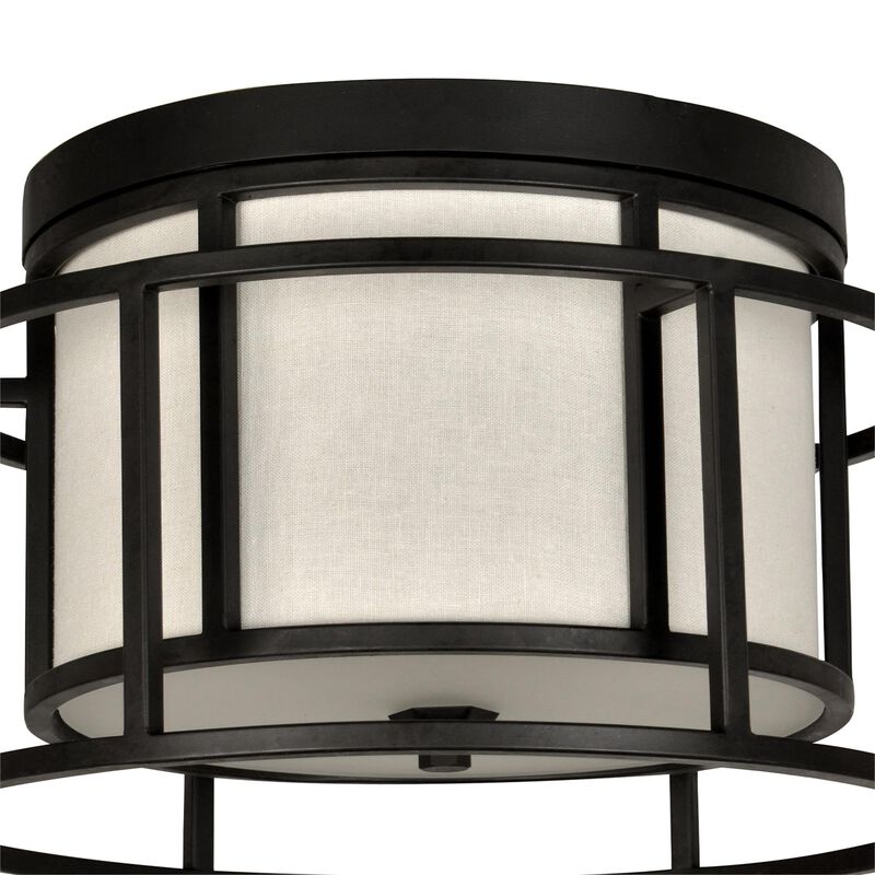 Brian Patrick Flynn Holton 15 Inch 2 Light Flush Mount by Crystorama