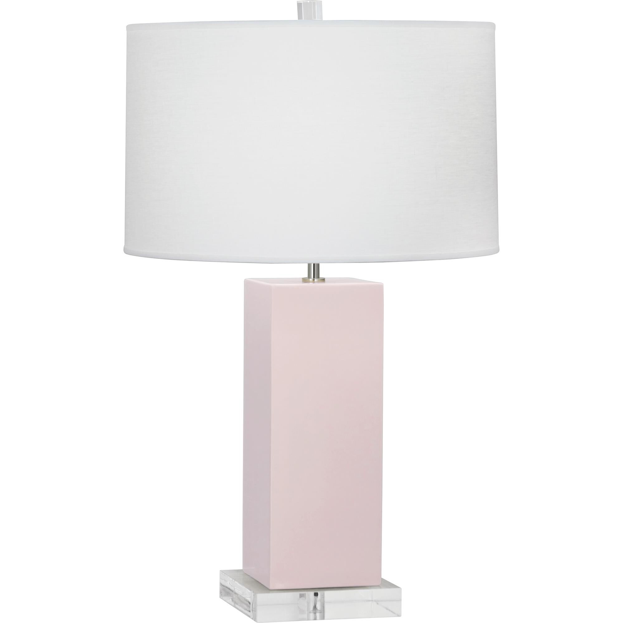 Shown in Rose Water Glazed finish and Off White shade