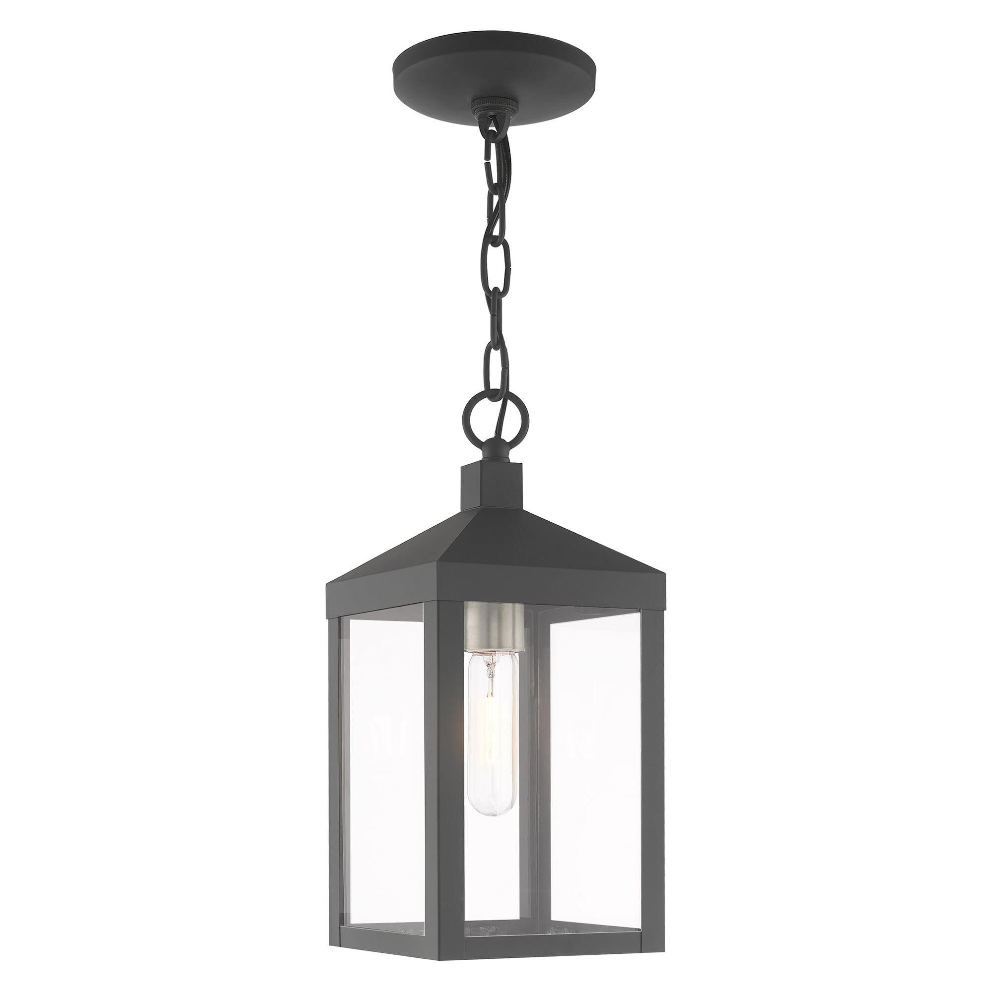 Livex Lighting Nyack 14 Inch Tall Outdoor Hanging Lantern