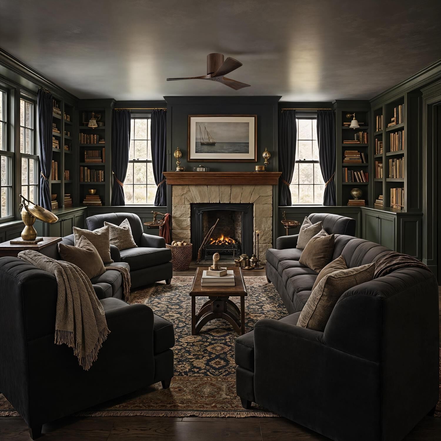 Shown in Walnut finish