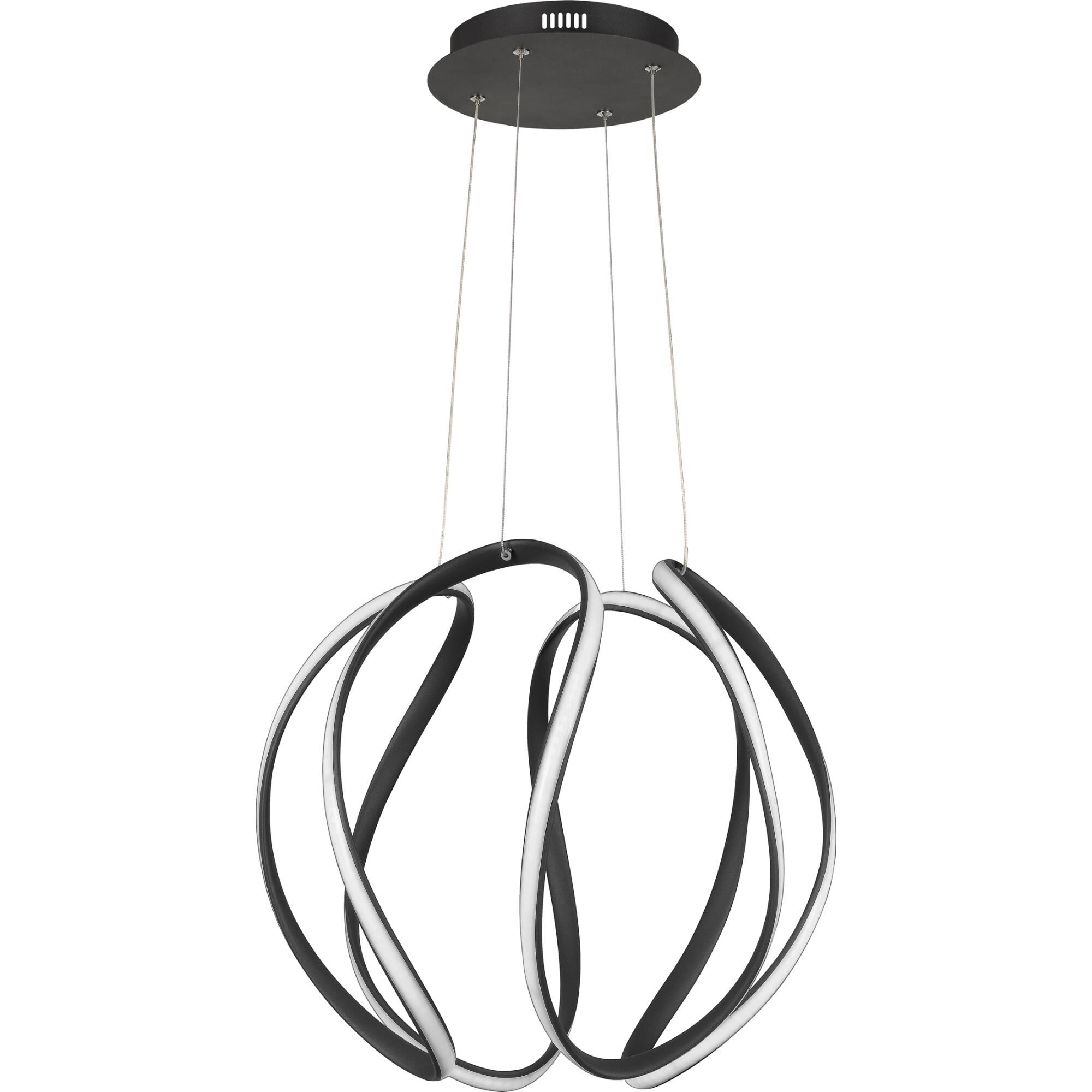 Platinum Collection Waving 19 Inch LED Large Pendant by Quoizel