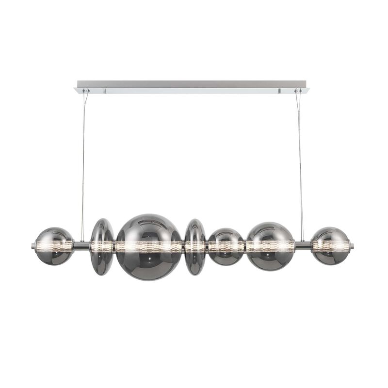 Atomo Medium Linear Chandelier by Eurofase Lighting