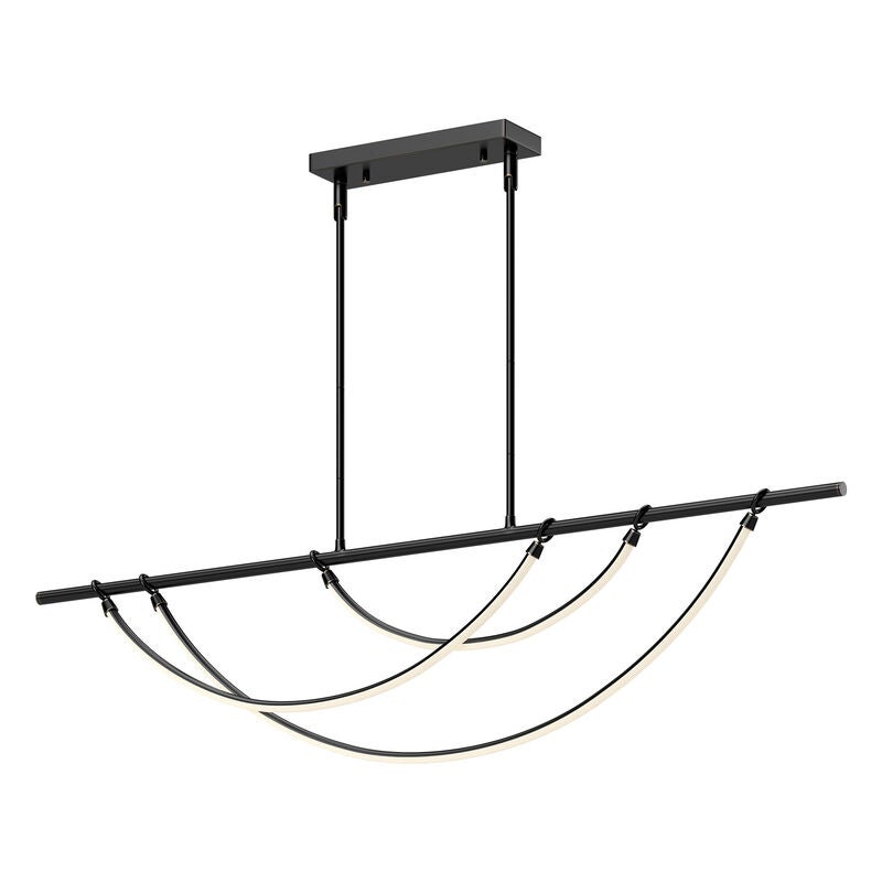 Ryan Pauly Aryas Large Linear Chandelier by Alora Lighting