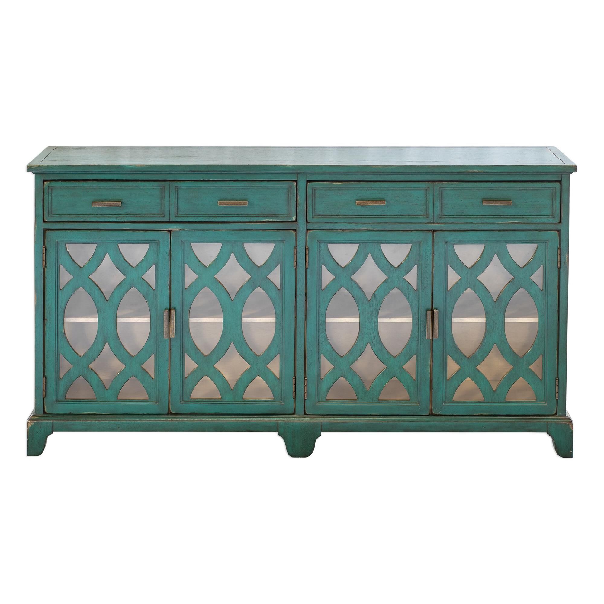 Shown in Antique Green Exterior - Antique White Interior finish