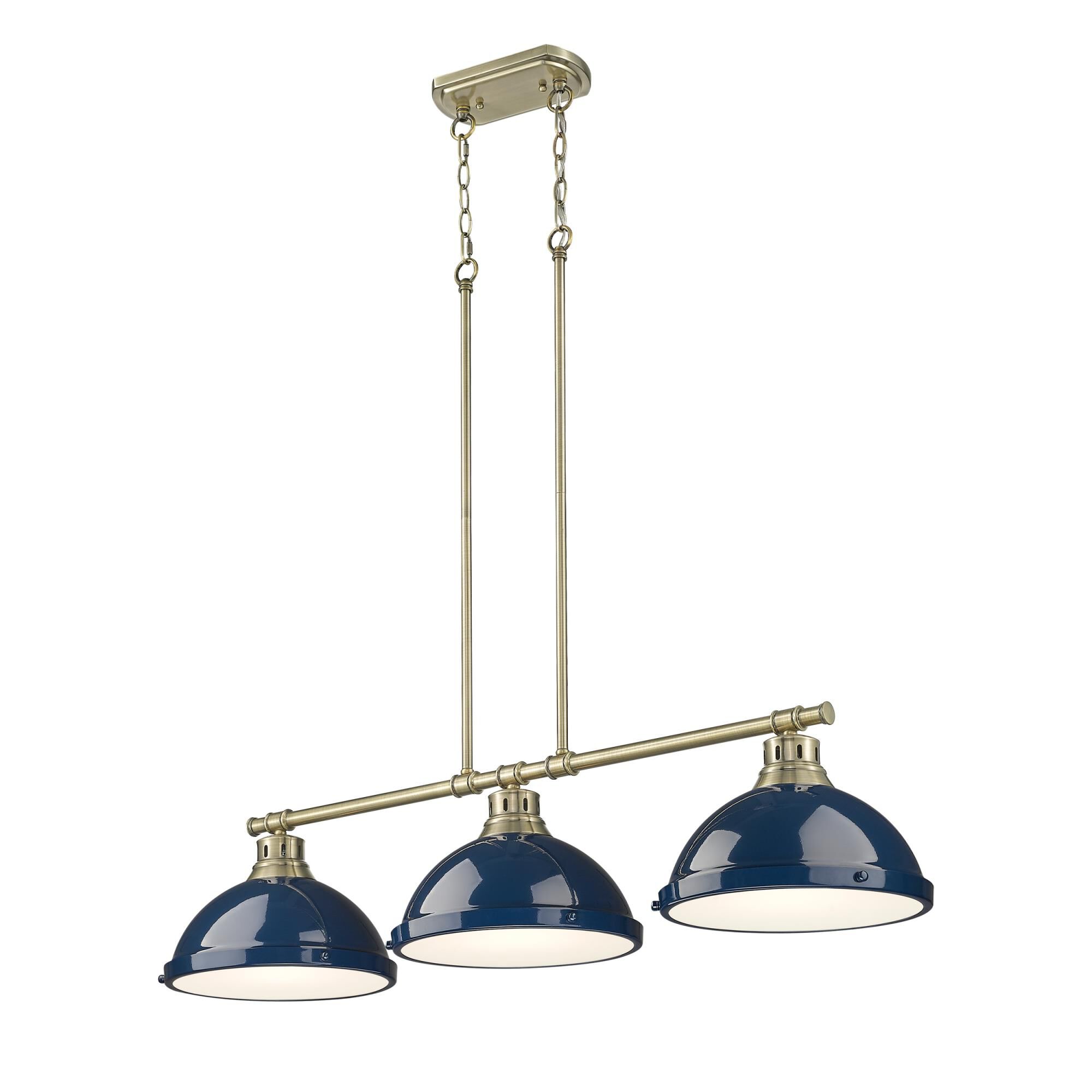 Shown in Navy Blue finish and Navy Blue shade