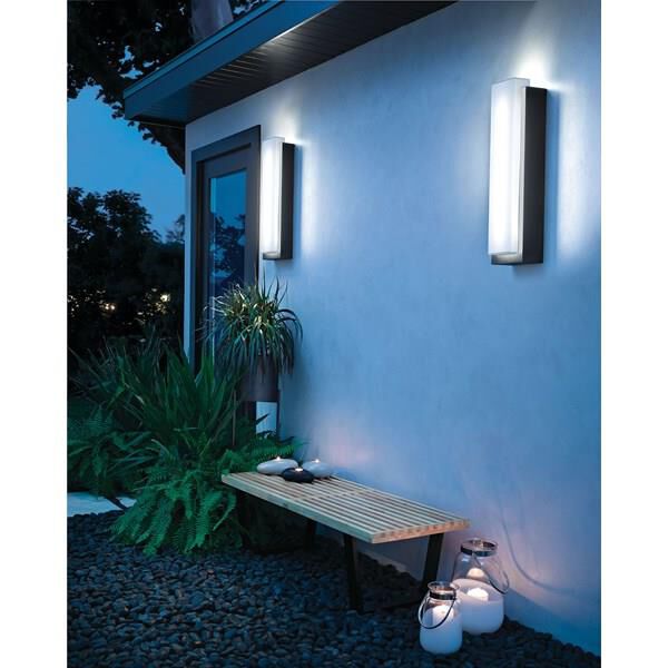 Dahlia 25 Inch Tall 2 Light LED Outdoor Wall Light by Kichler Lighting