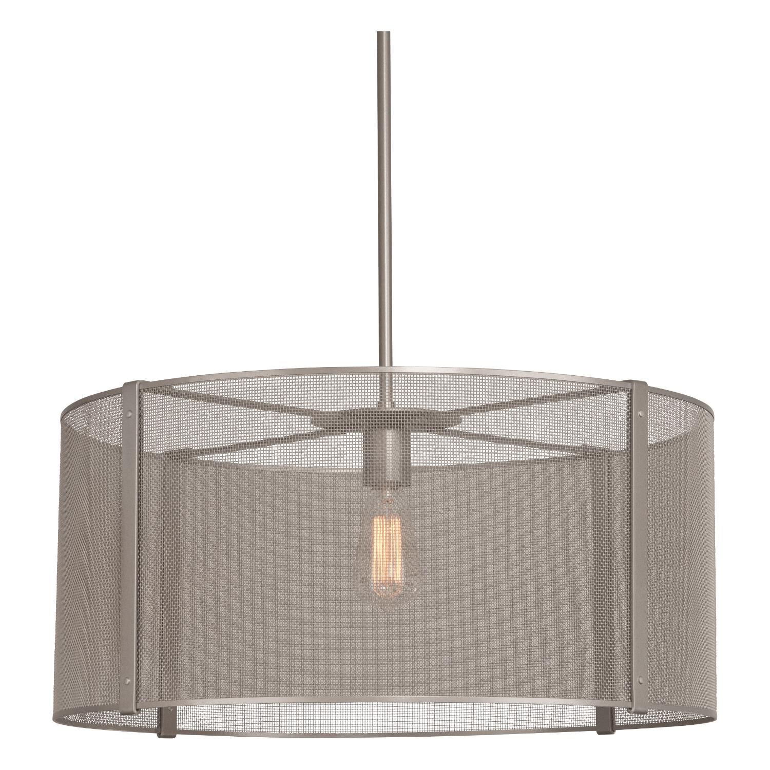 Shown in Metallic Beige Silver finish and Without Glass glass and Without Shade shade