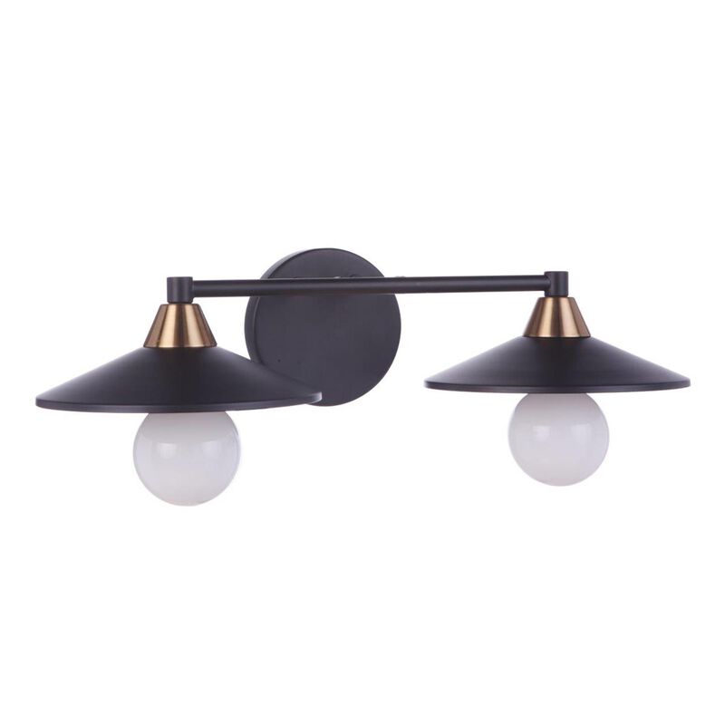 Isaac 19 Inch 2 Light Bath Vanity Light by Craftmade