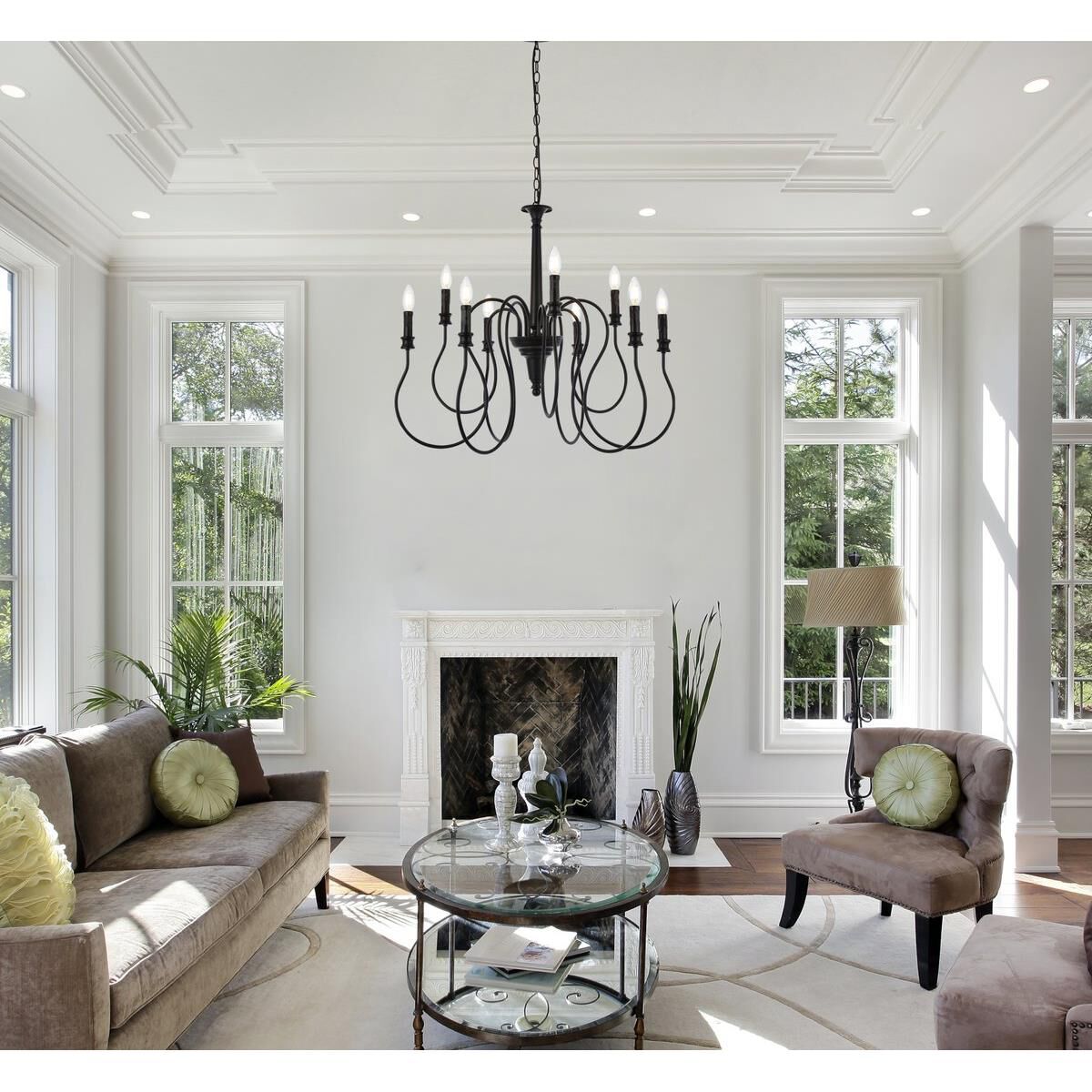 Shown in Black finish