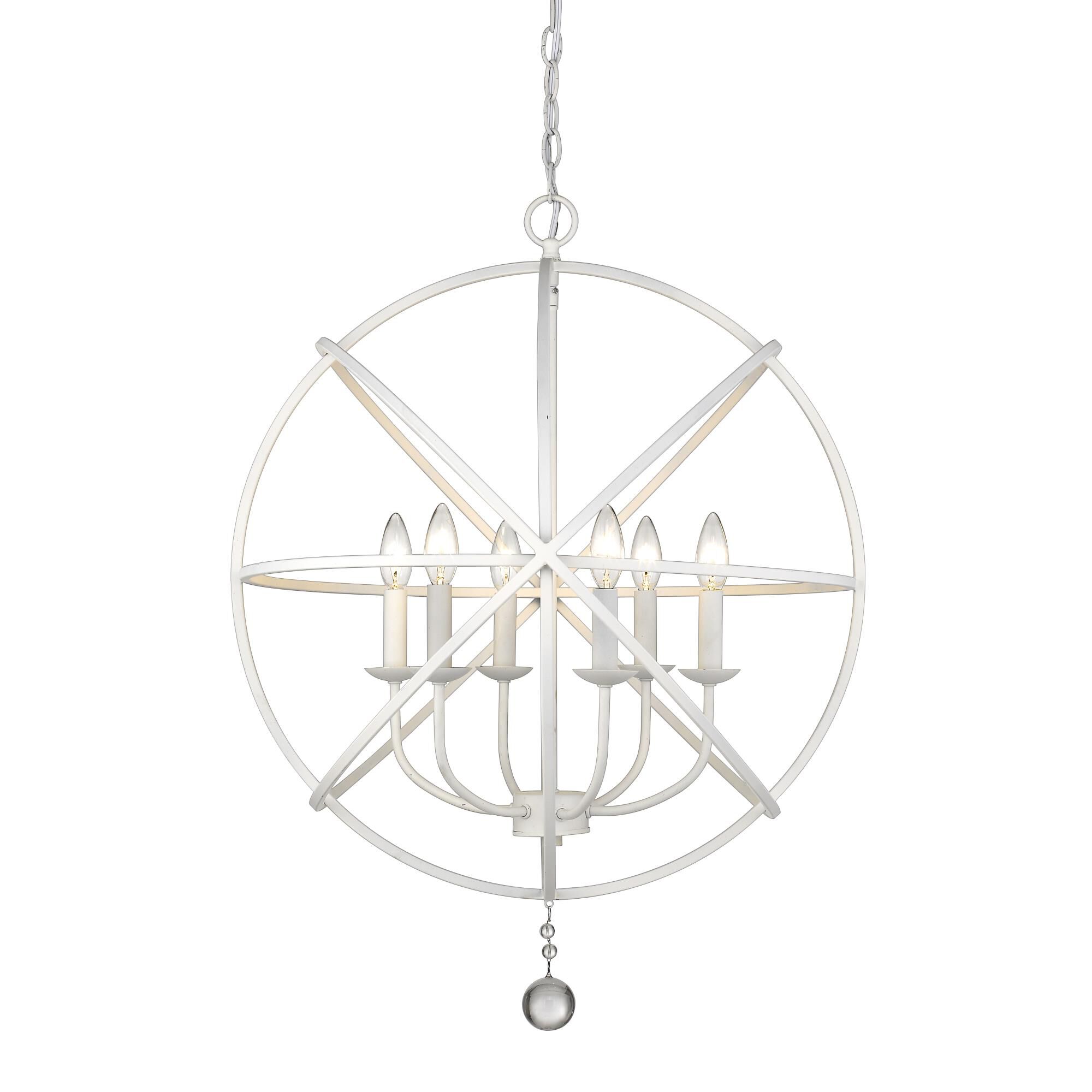 Tull 24 Inch 6 Light Chandelier by Z-Lite