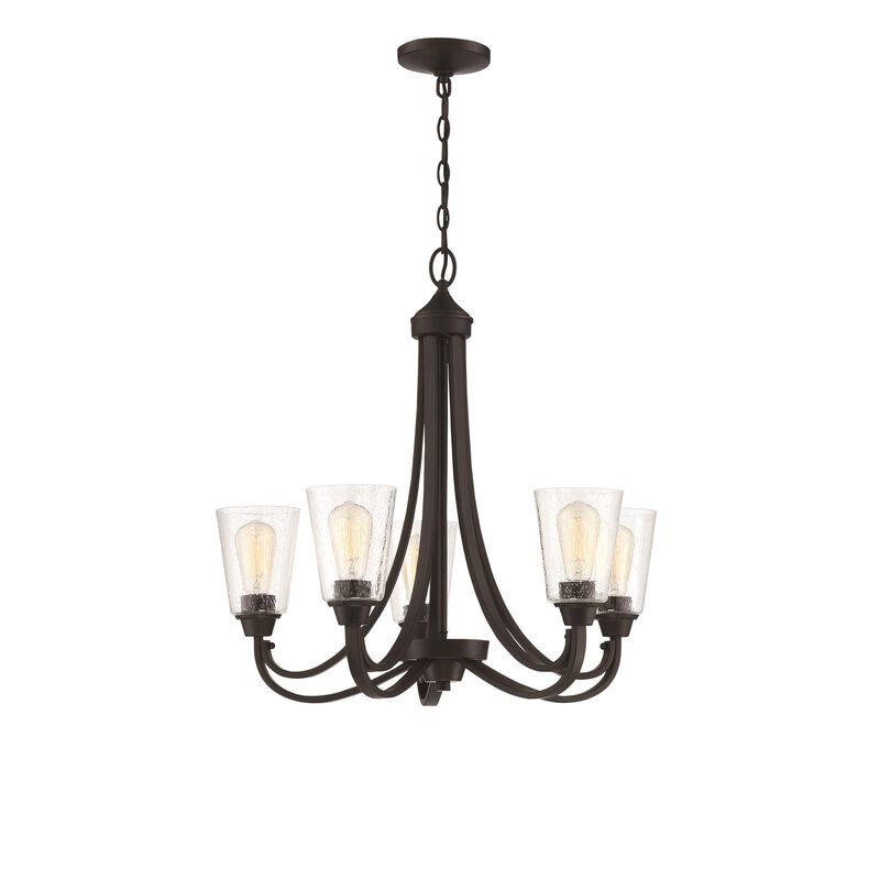 Grace 26 Inch 5 Light Chandelier by Craftmade