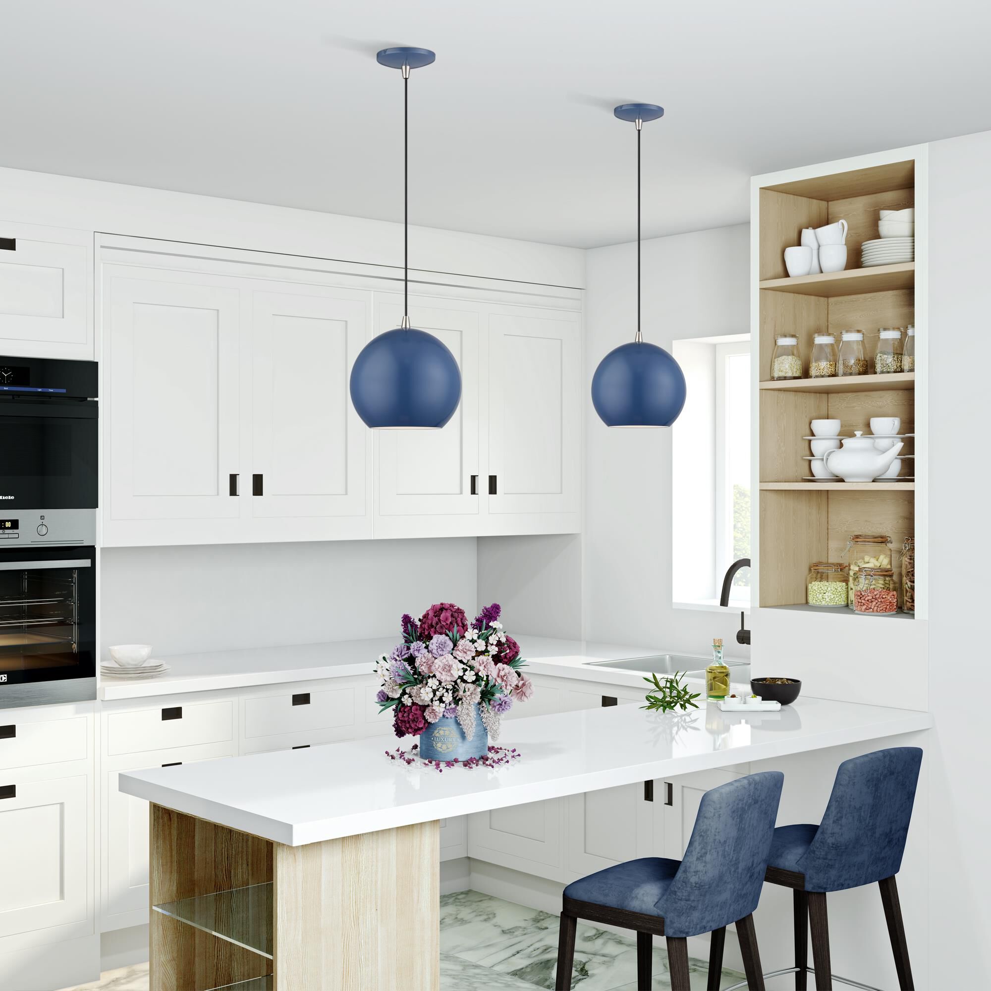 Kuppola 9 Inch Mini Pendant by Livex Lighting