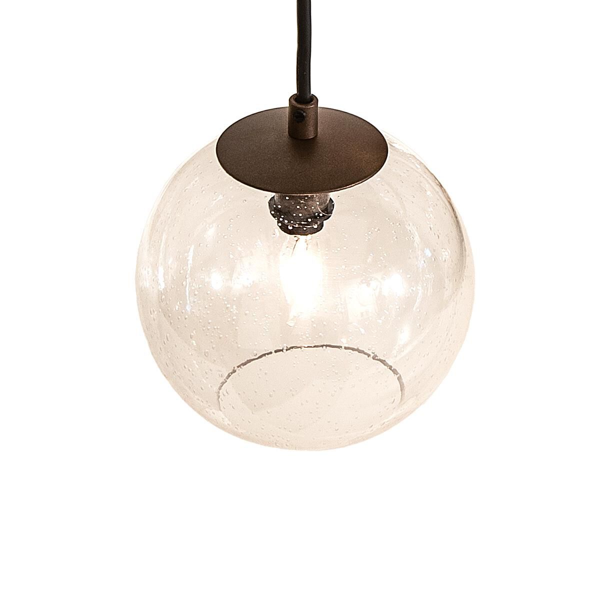 Shown in Bronze Finish finish and Seeded  Or Acrylic glass