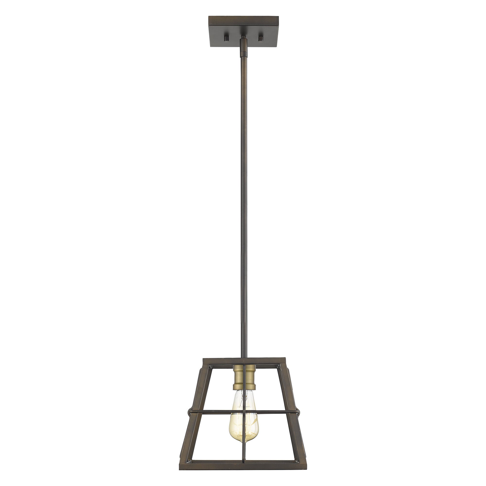 Shown in Oil-Rubbed Bronze finish and -- glass and -- shade
