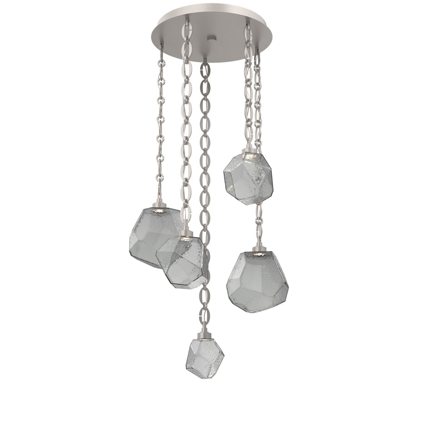 Shown in Beige Silver finish and Smoke glass