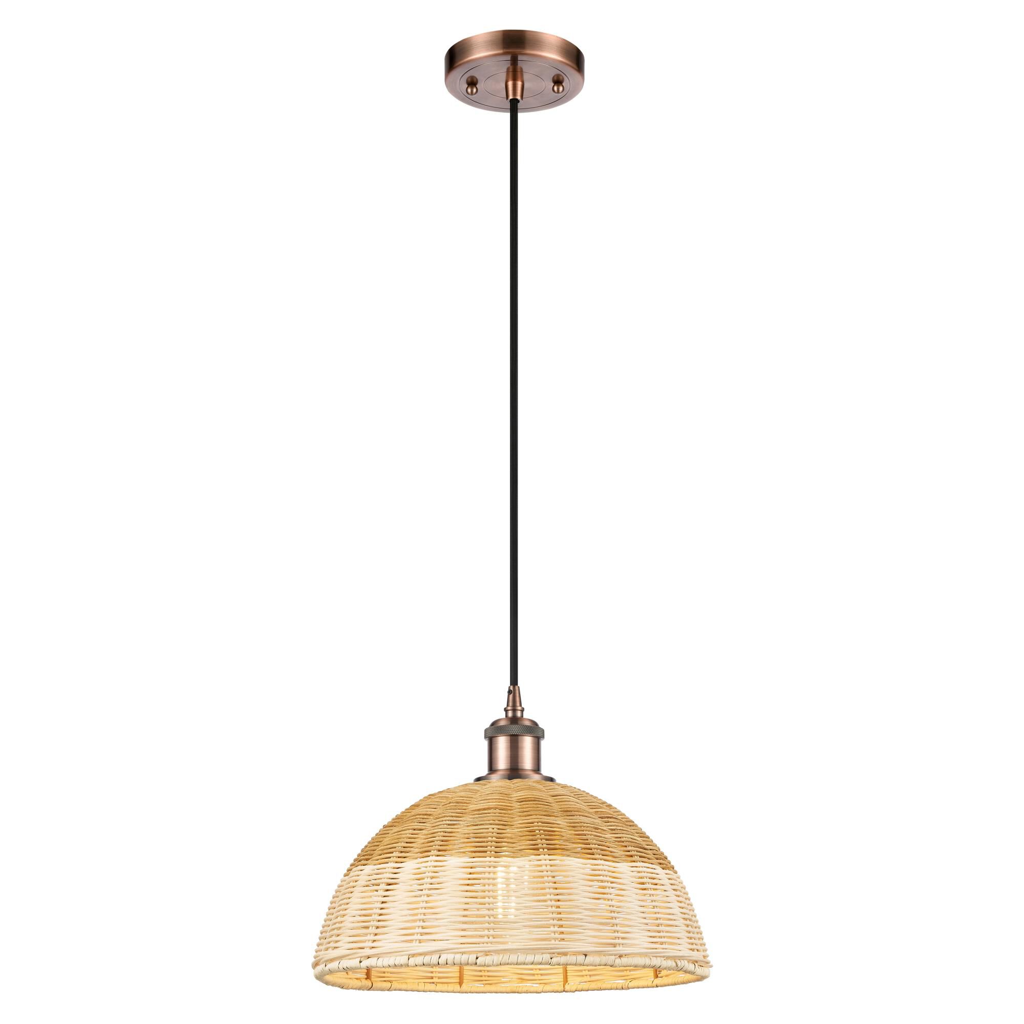 Bruno Marashlian Bristol Natural II 12 Inch Mini Pendant by Innovations Lighting
