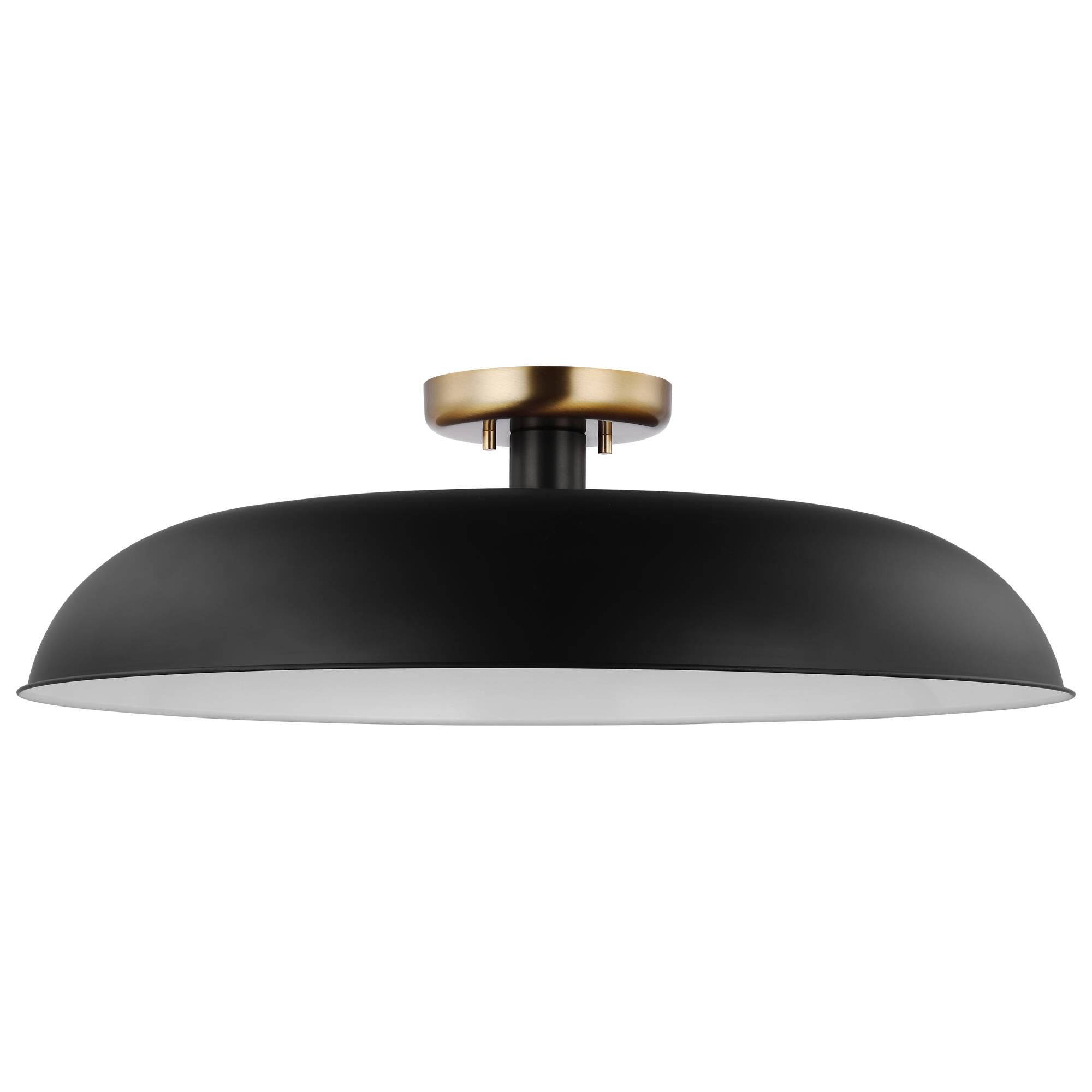 Colony 24 Inch 1 Light Semi Flush Mount by Nuvo Lighting