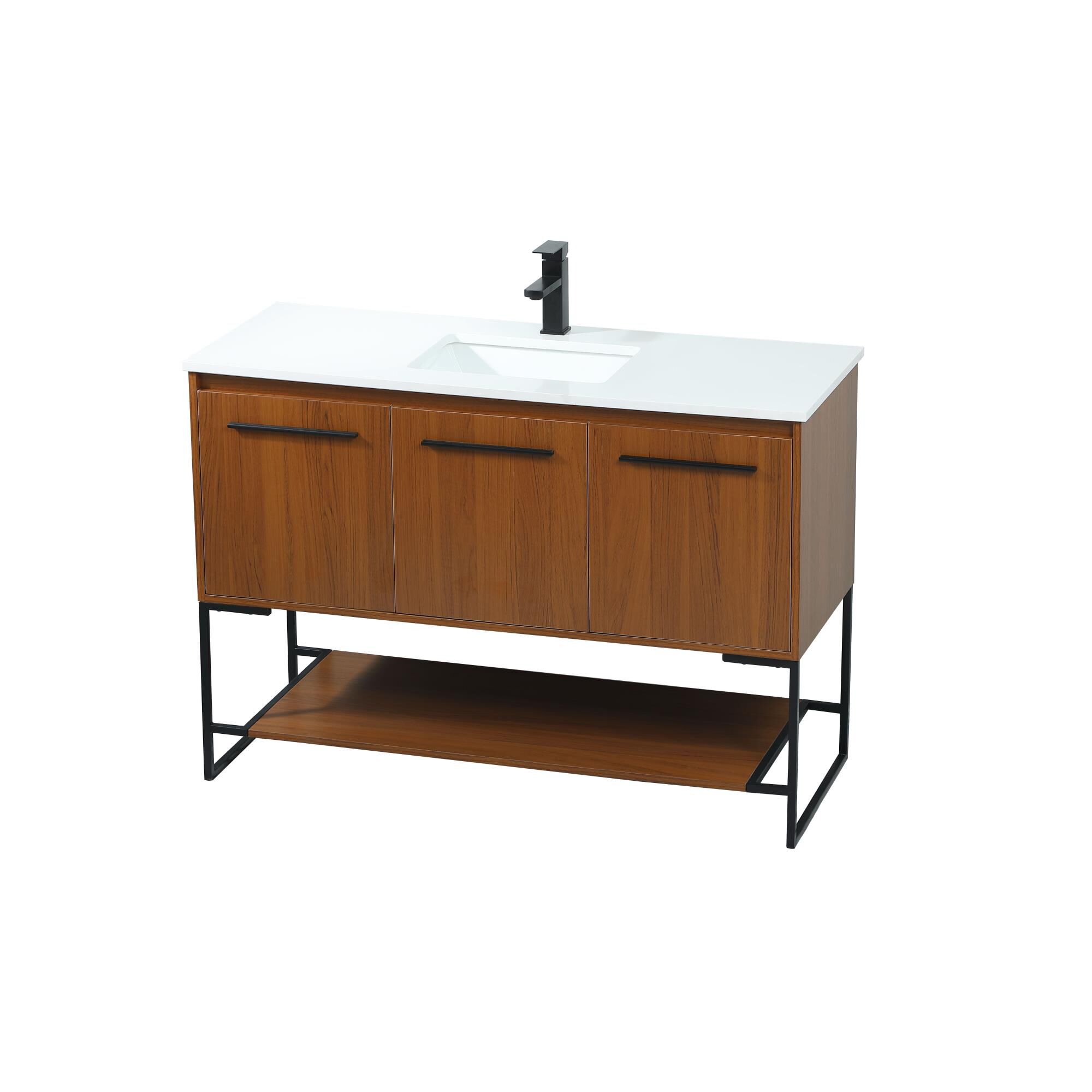 Shown in Teak finish