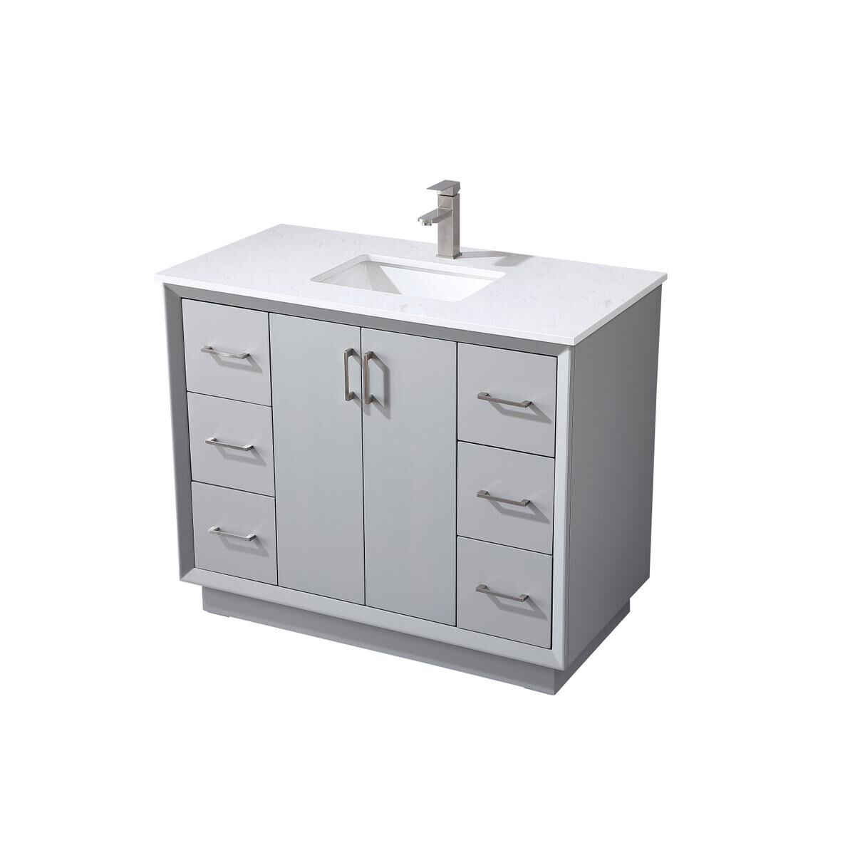 Shown in Grey finish