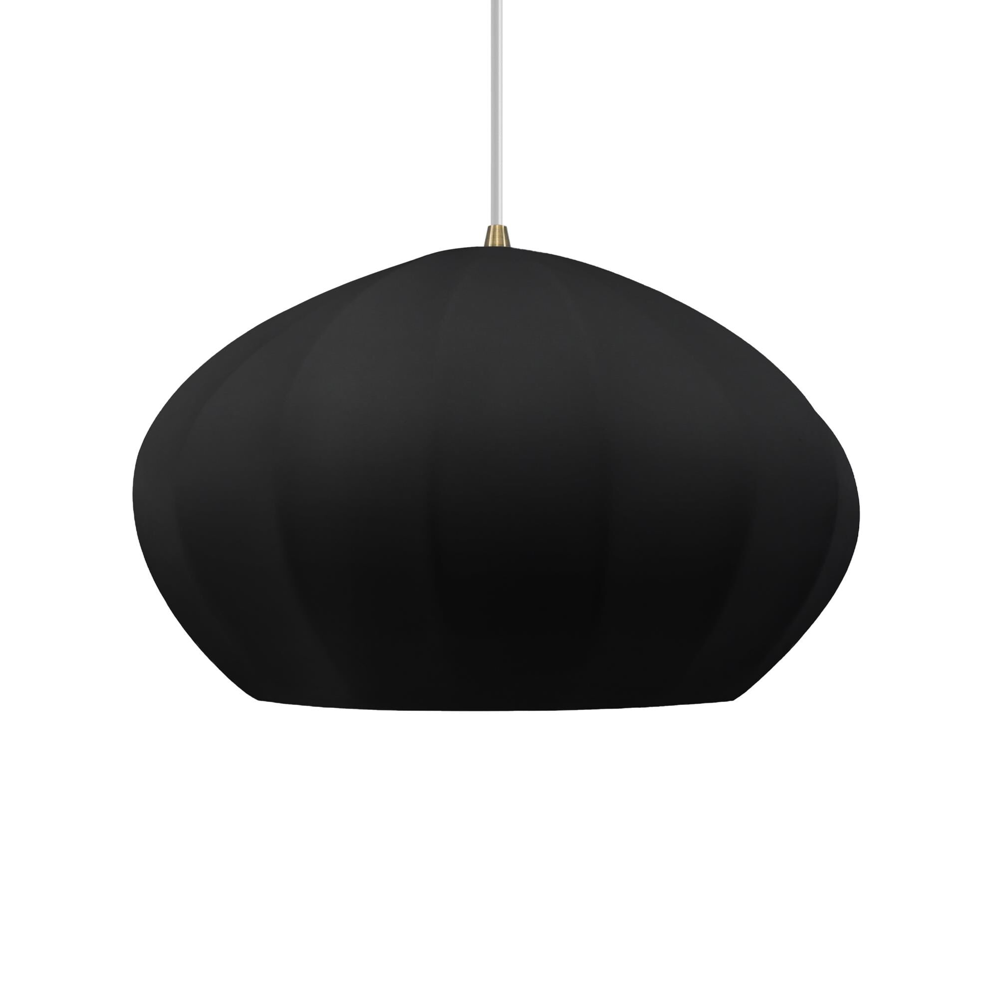 Shown in Antique Brass finish and Carbon Matte Black With Champagne Gold Internal Finish shade