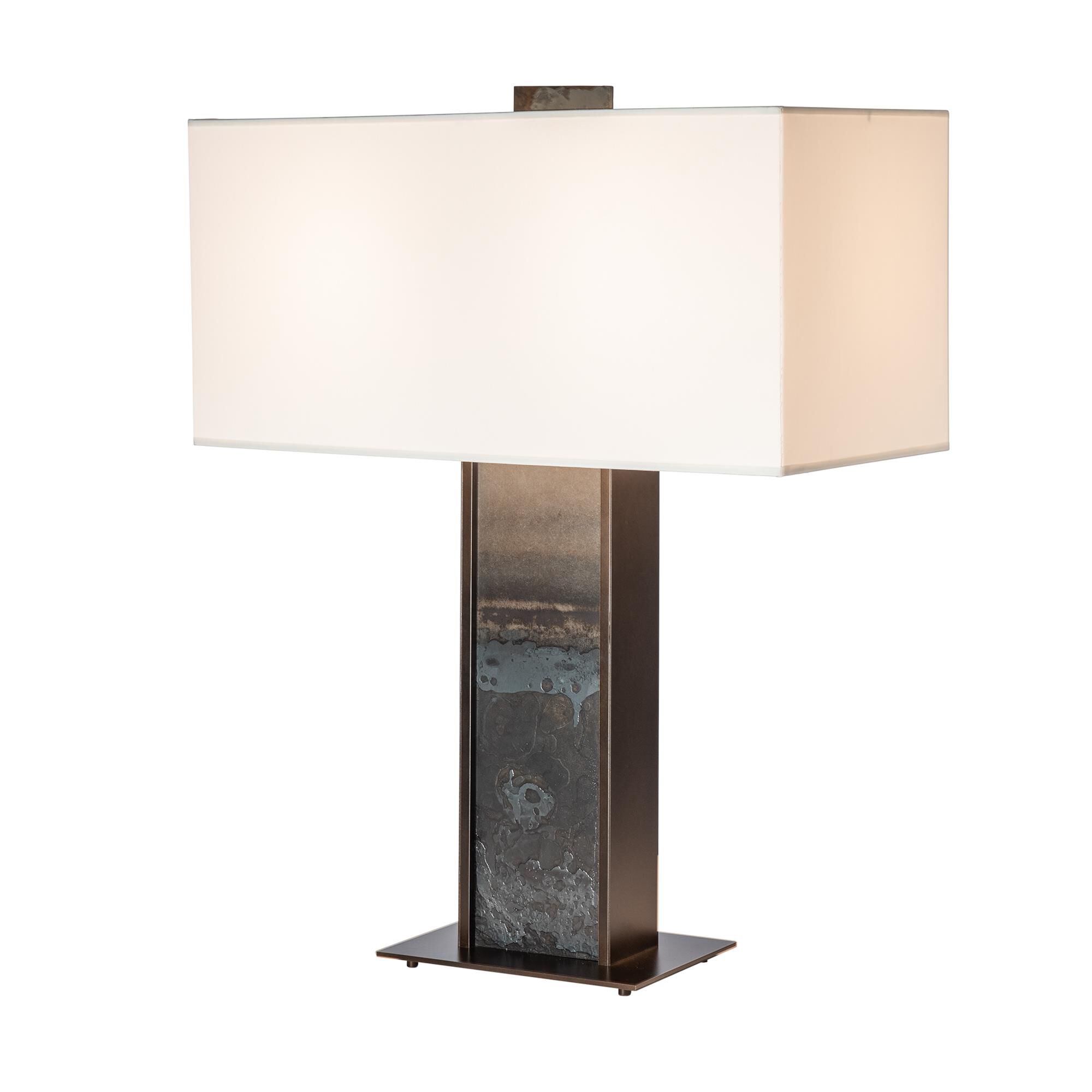 Shown in Oil Rubbed Bronze finish and White shade
