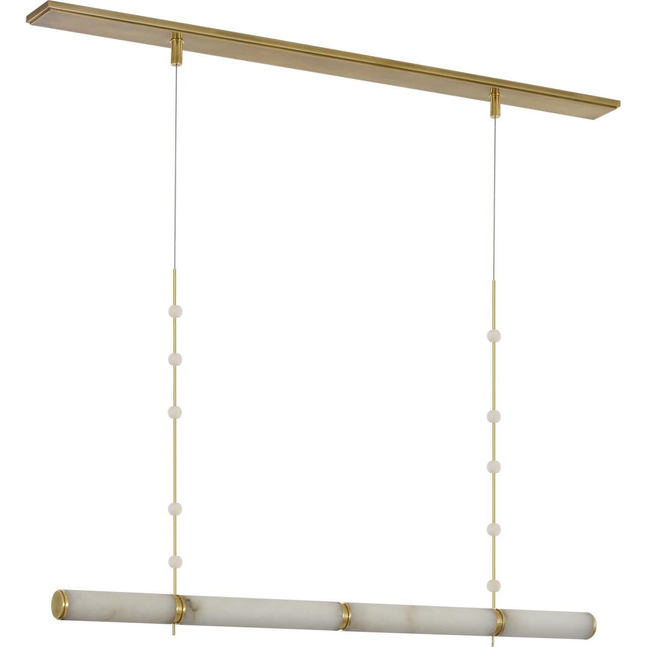 Anne-Marie Barton Marcell 56 Inch Linear Suspension Light by Visual Comfort Signature Collection