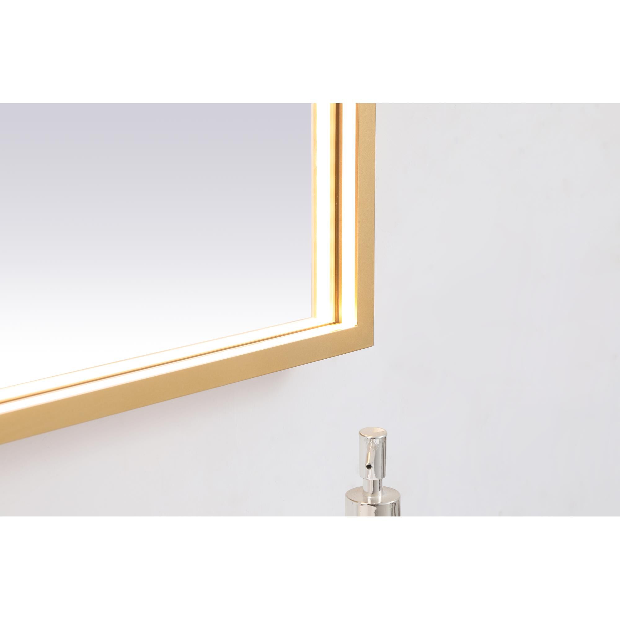 Pier LED Lighted Mirror by Elegant Decor