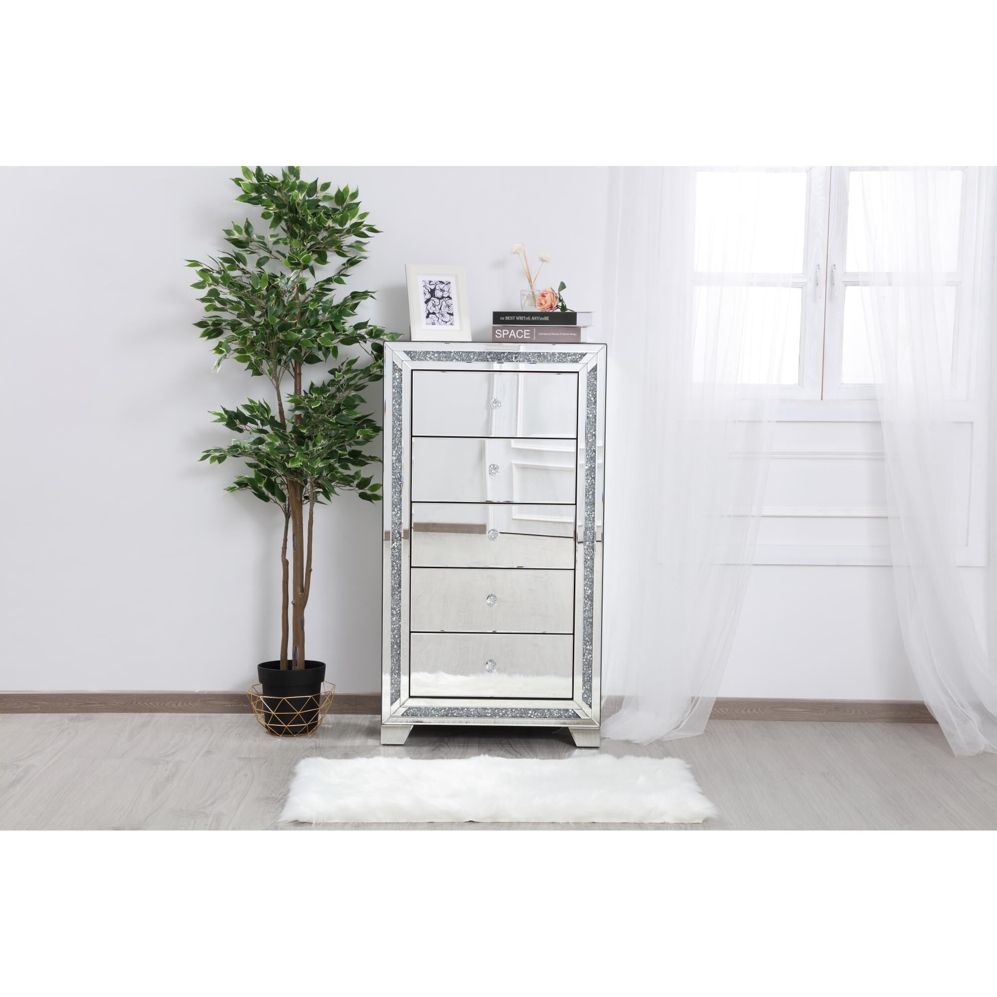 Modern Storage Cabinet by Elegant Decor