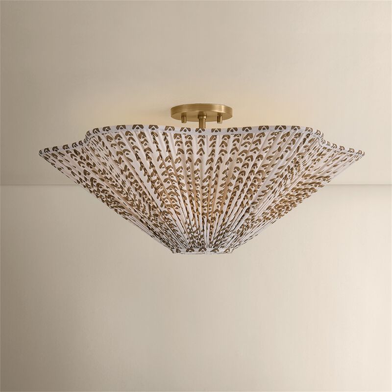 Elle 24 Inch Semi Flush Mount by Mitzi
