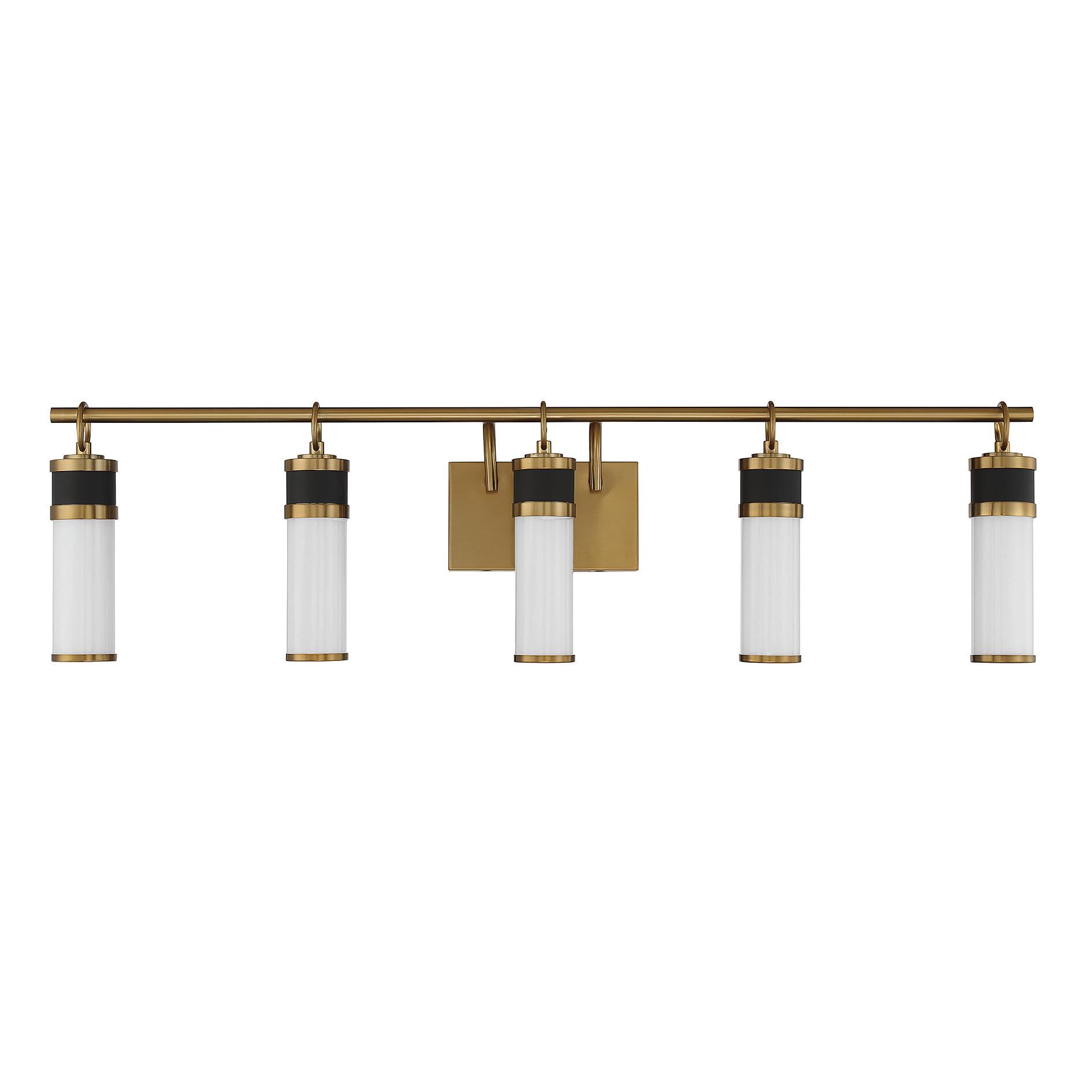 Abel 39 Inch 5 Light LED Bath Vanity Light by Savoy House